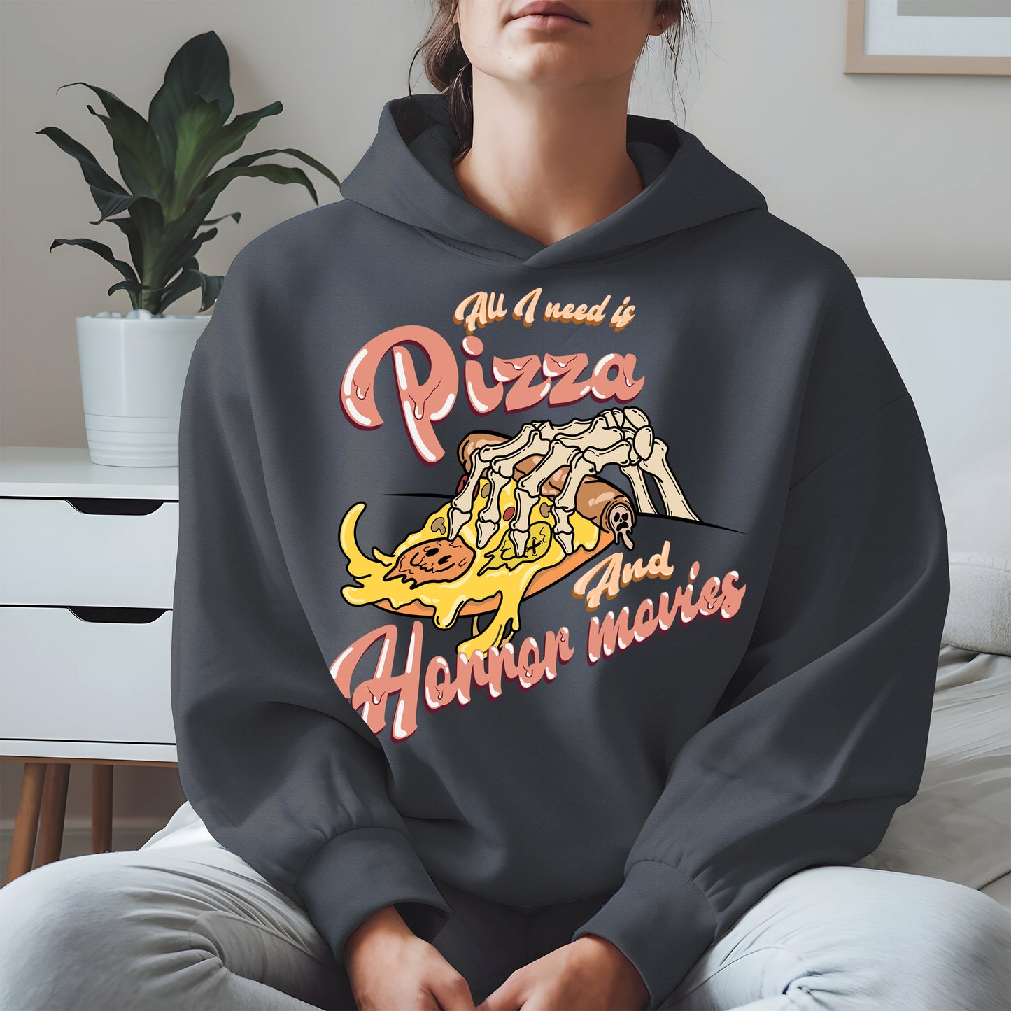 All I Need Is Pizza And Horror Movies Shirt