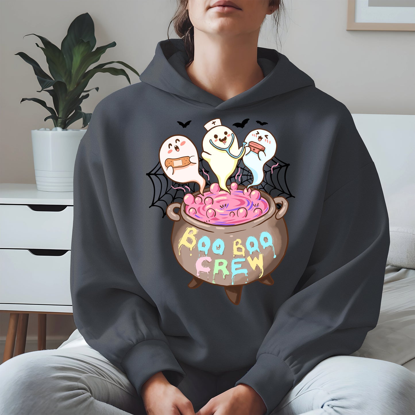 Boo Boo Crew – Cute Halloween Nurse Ghost Shirt