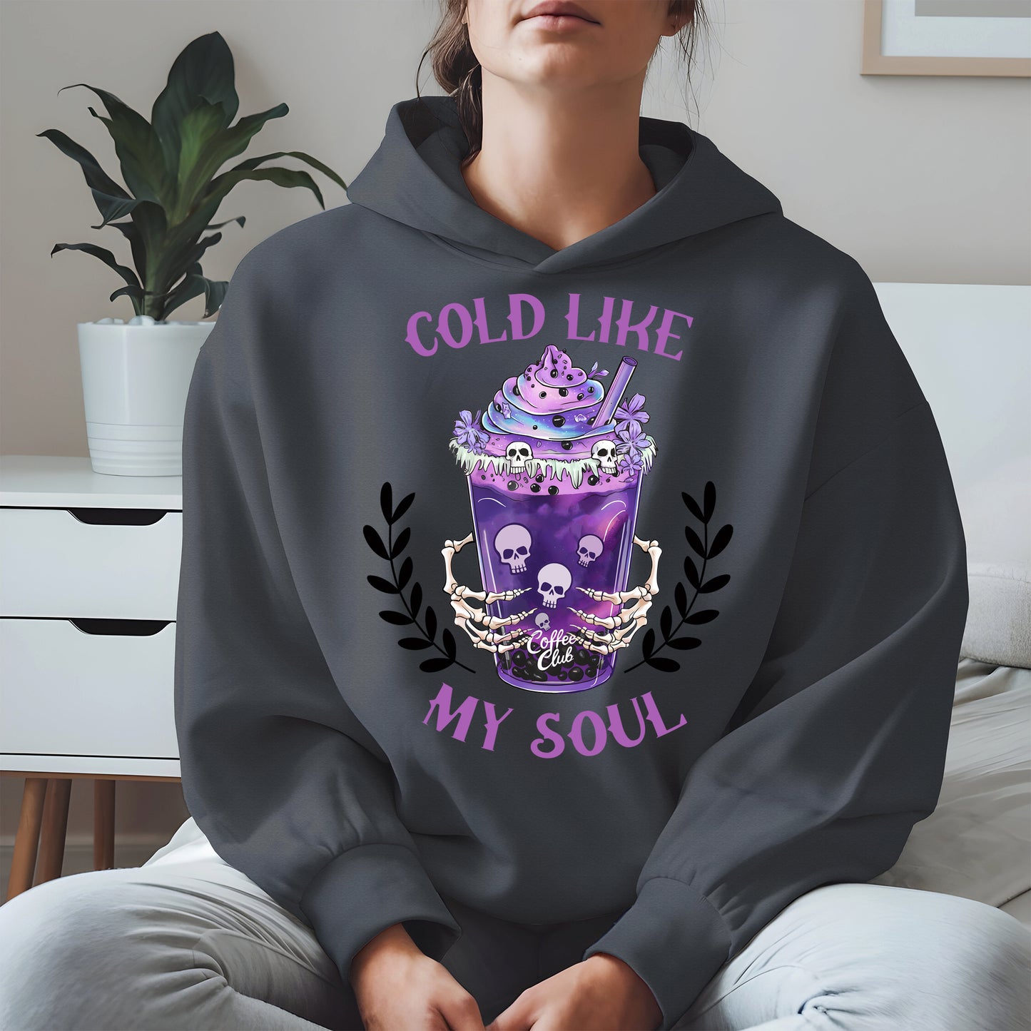 Cold Like My Soul Iced Coffee Halloween Shirt