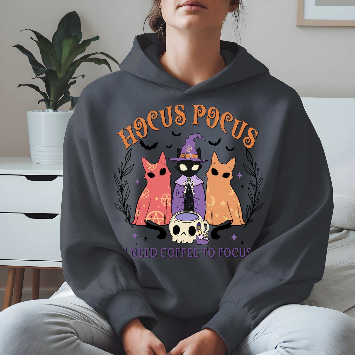 Hocus Pocus Coffee Cat Shirt