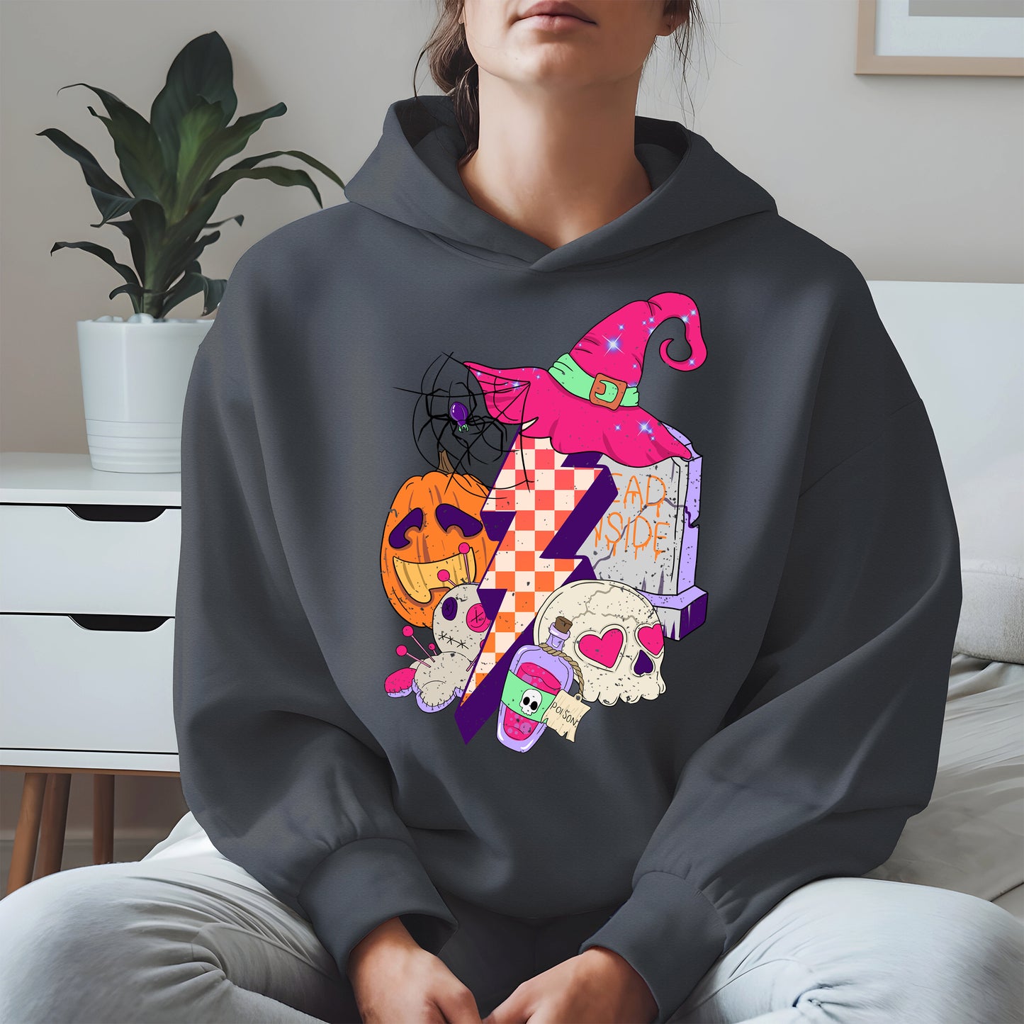 Witchy Lightning Halloween Shirt