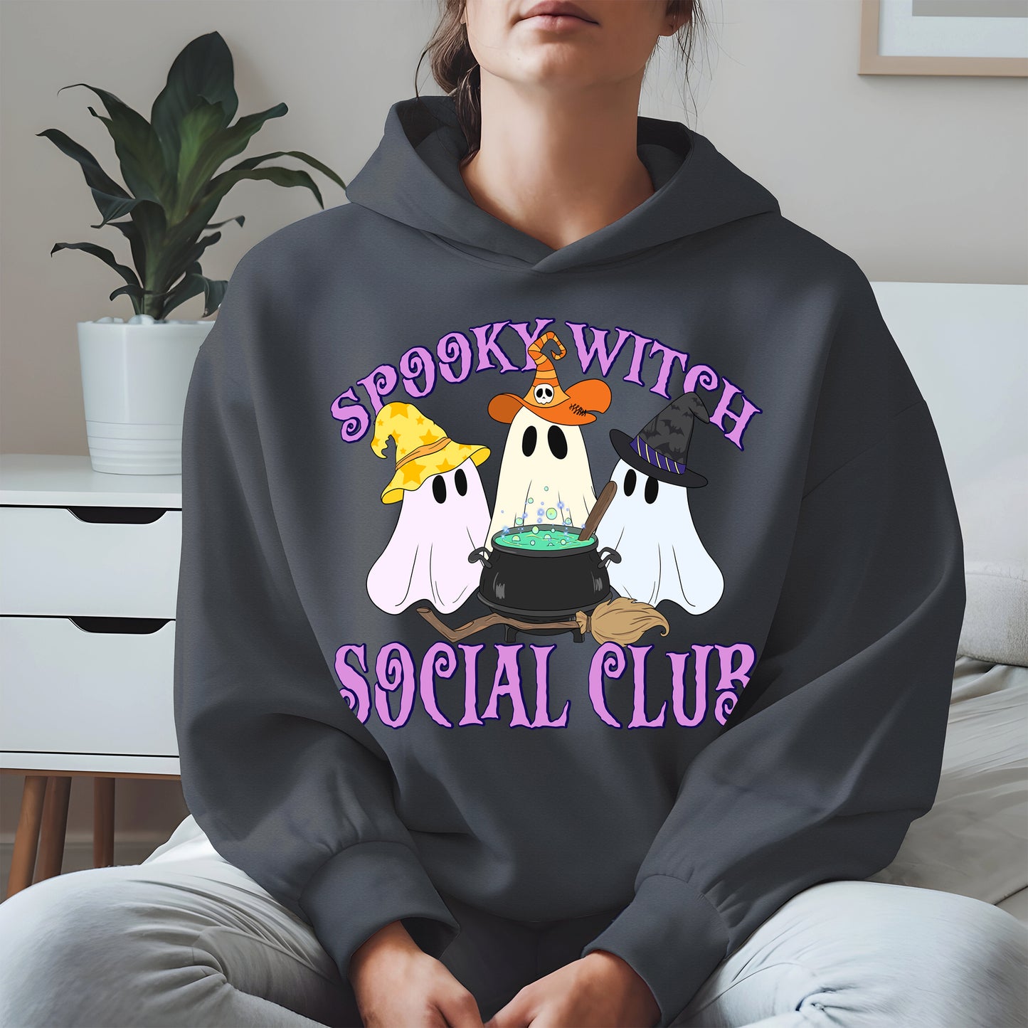 Spooky Witch Social Club Halloween Shirt
