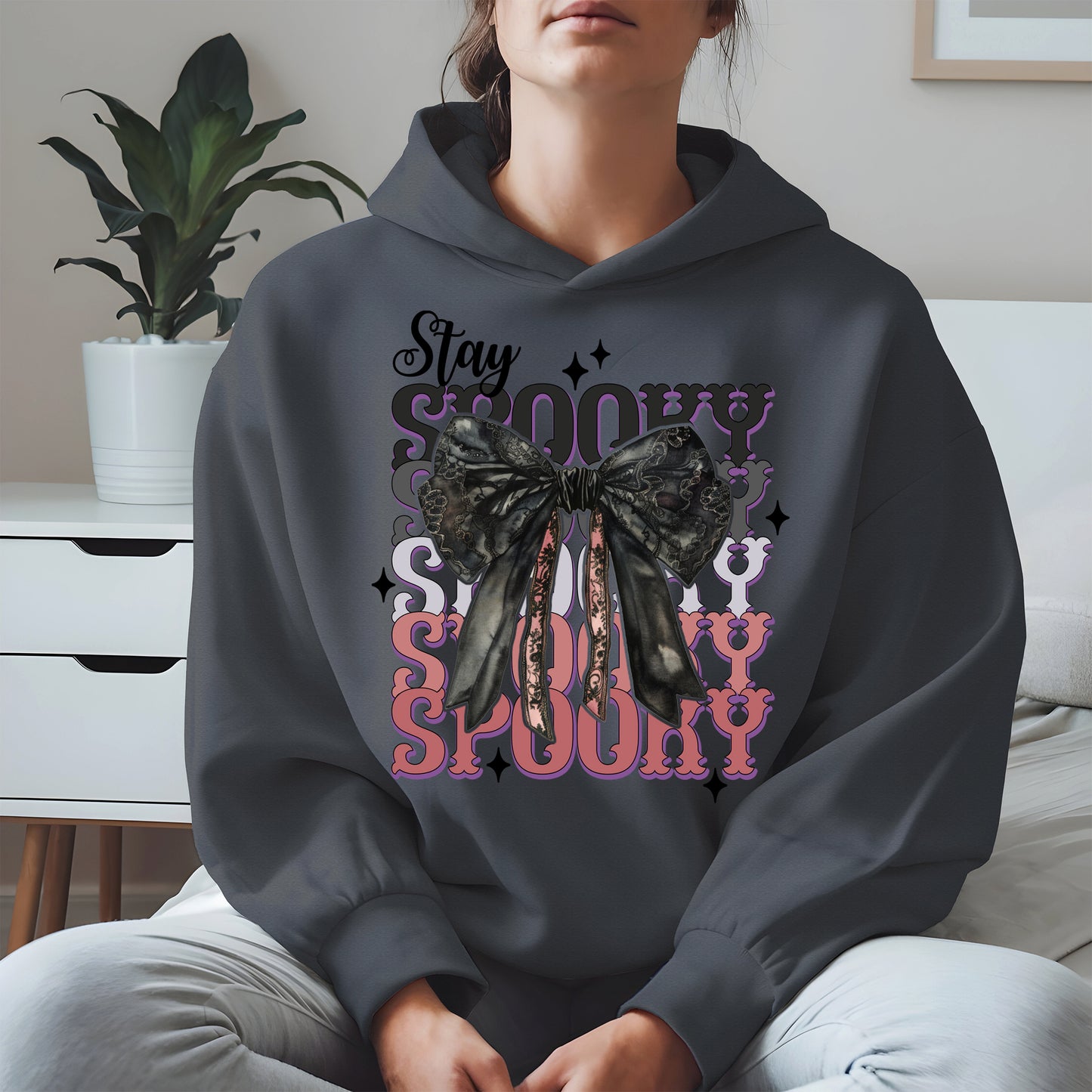 Gothic Spooky Bow Halloween Shirt