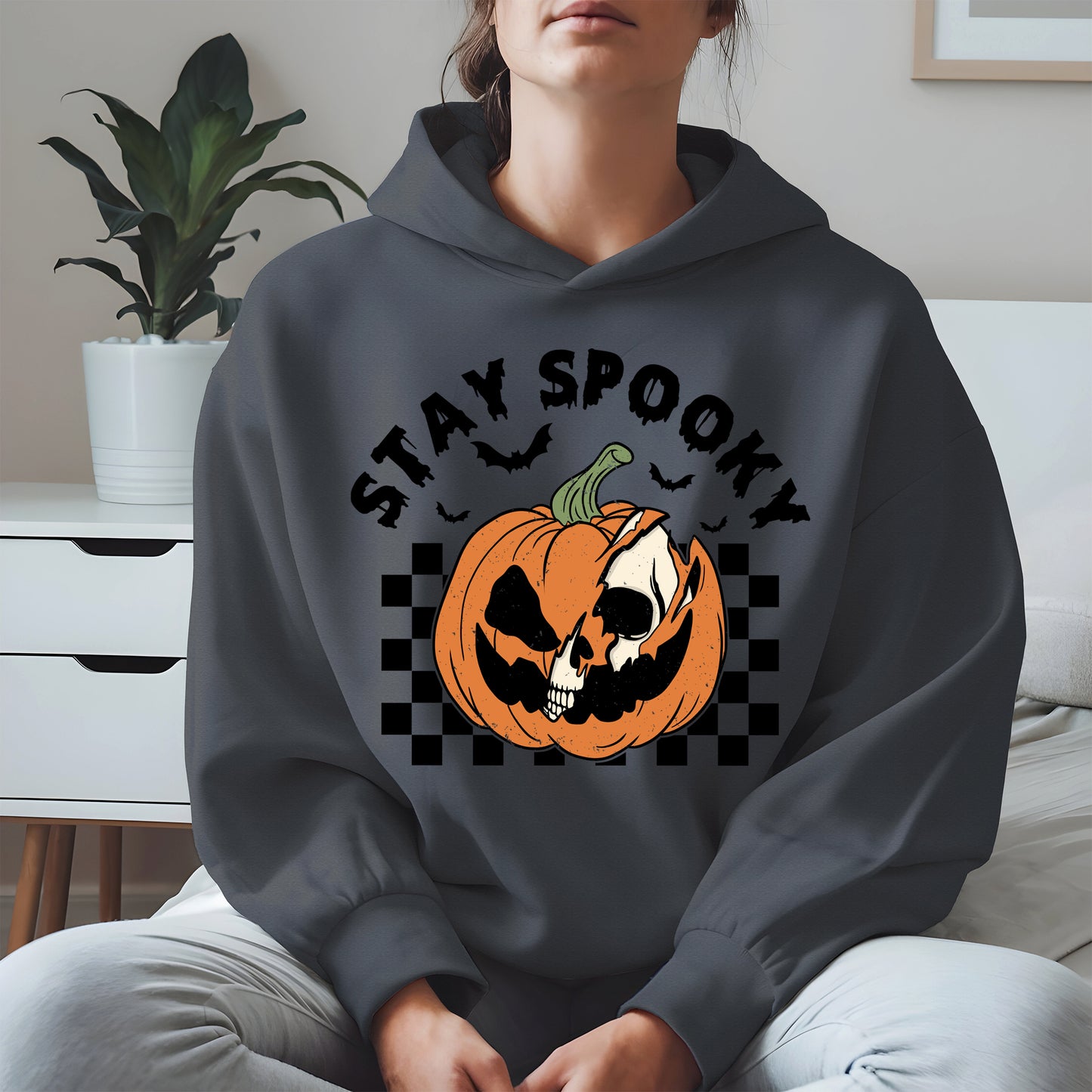 Creepy Skull Pumpkin Halloween Shirt
