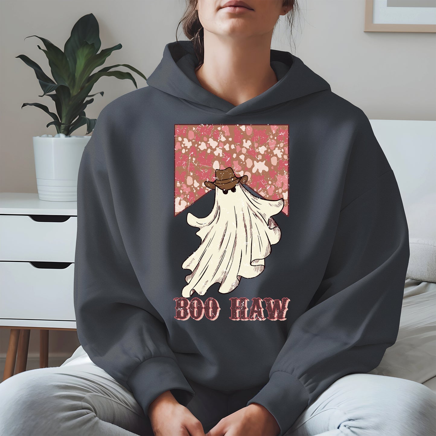 Boo Haw Western Ghost Cowgirl Tee