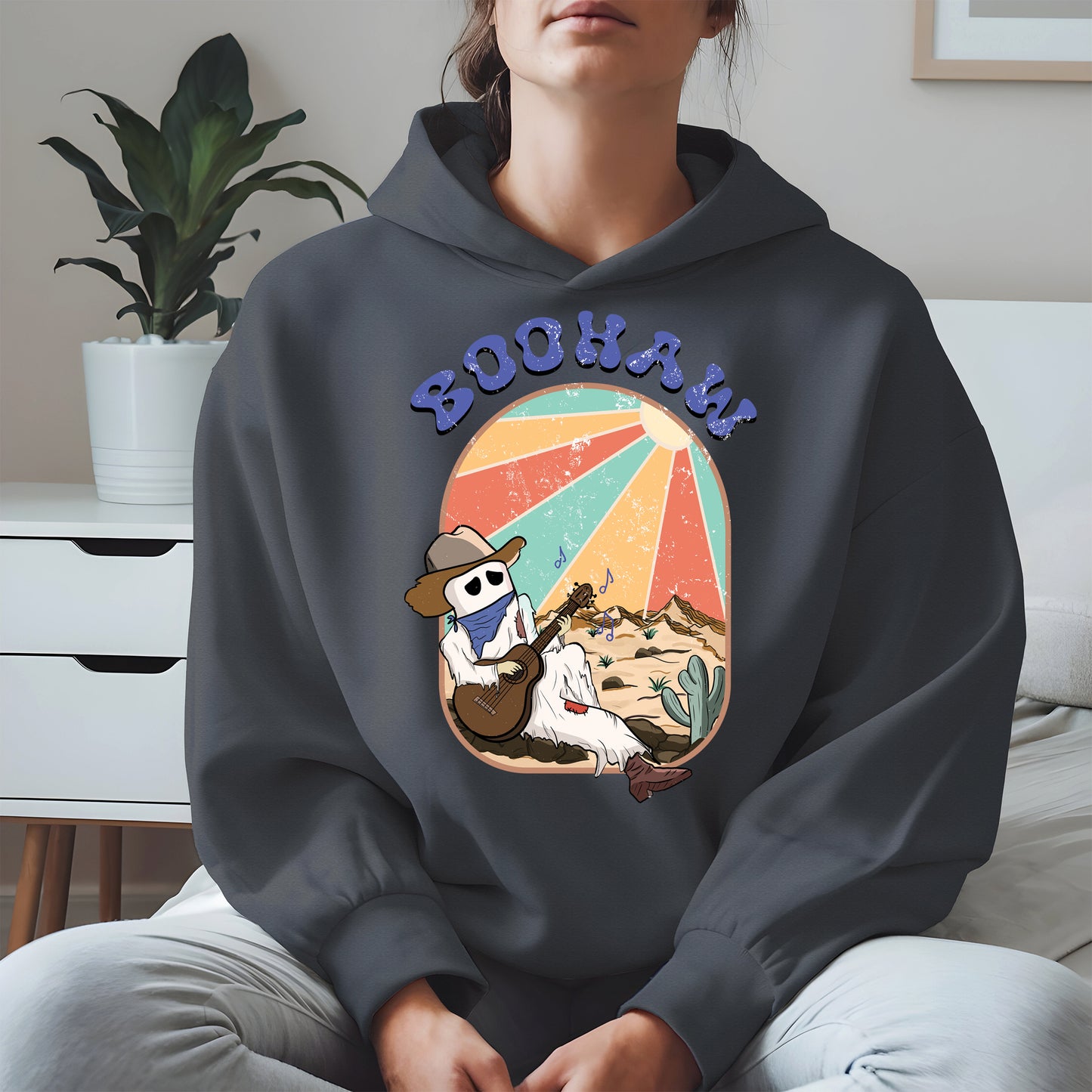 Boohaw Singing Ghost Western Tee