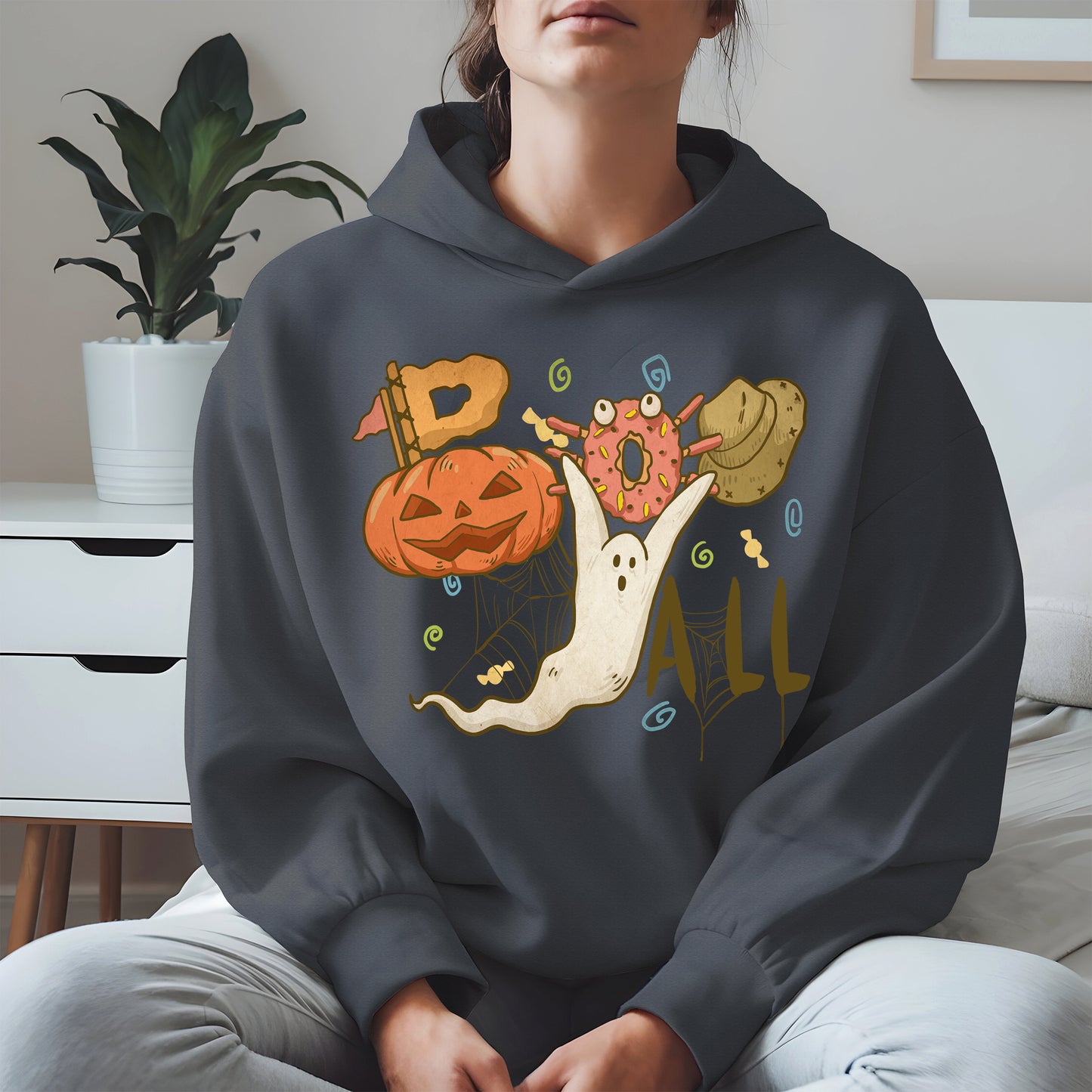 Boo Yall Cute Halloween Fall Tee