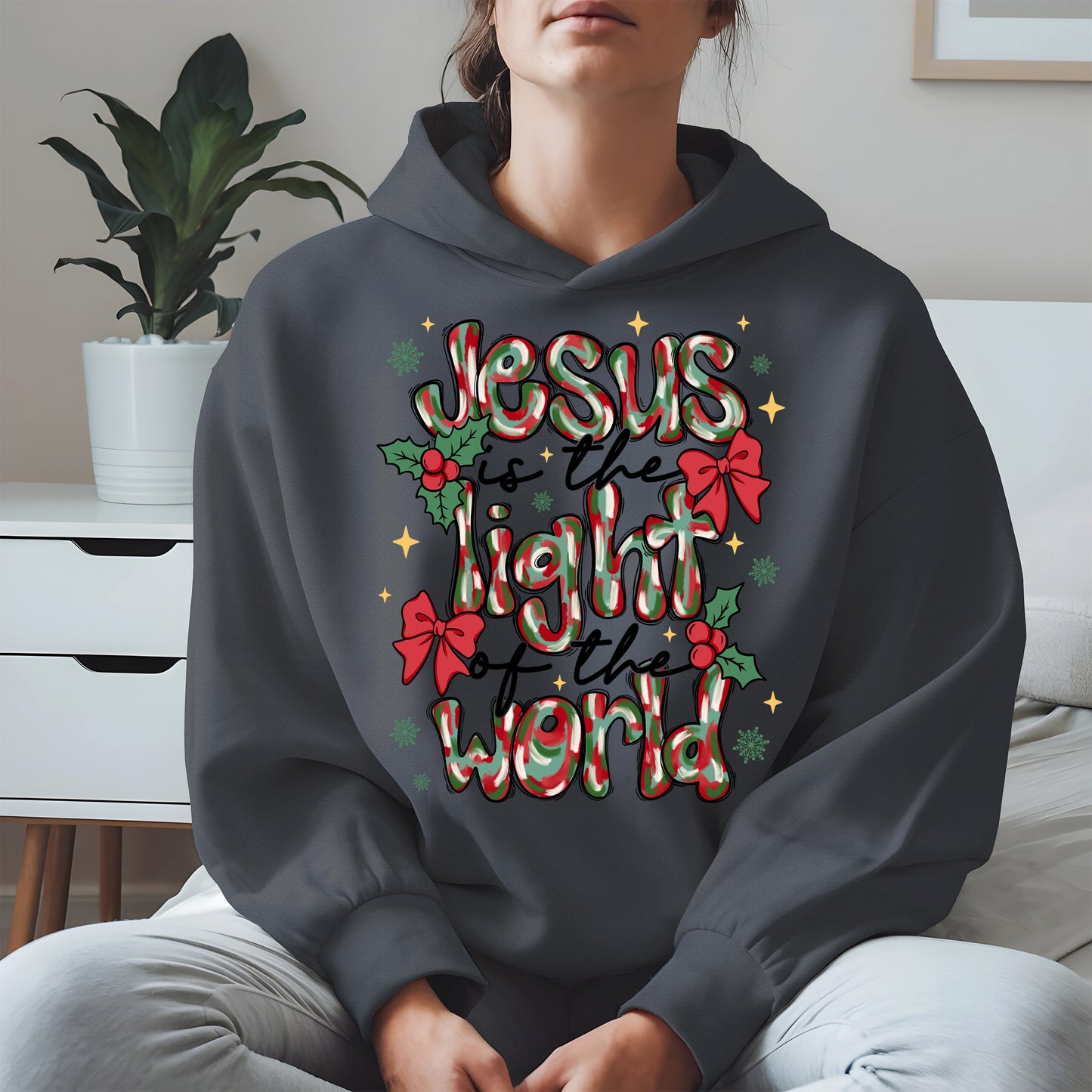 Jesus Light of the World Christmas Shirt
