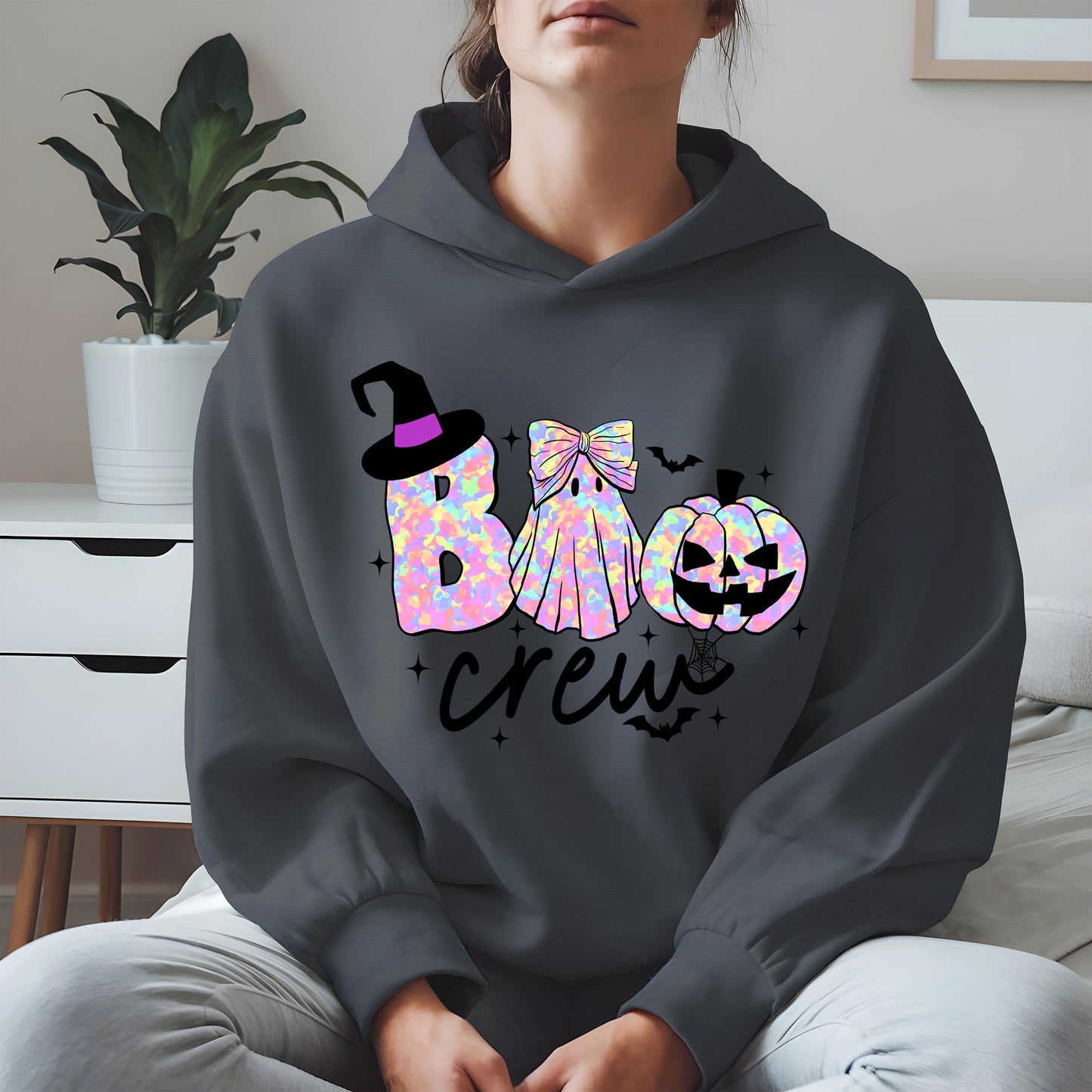 Boo Crew halloween shirt and hoodie