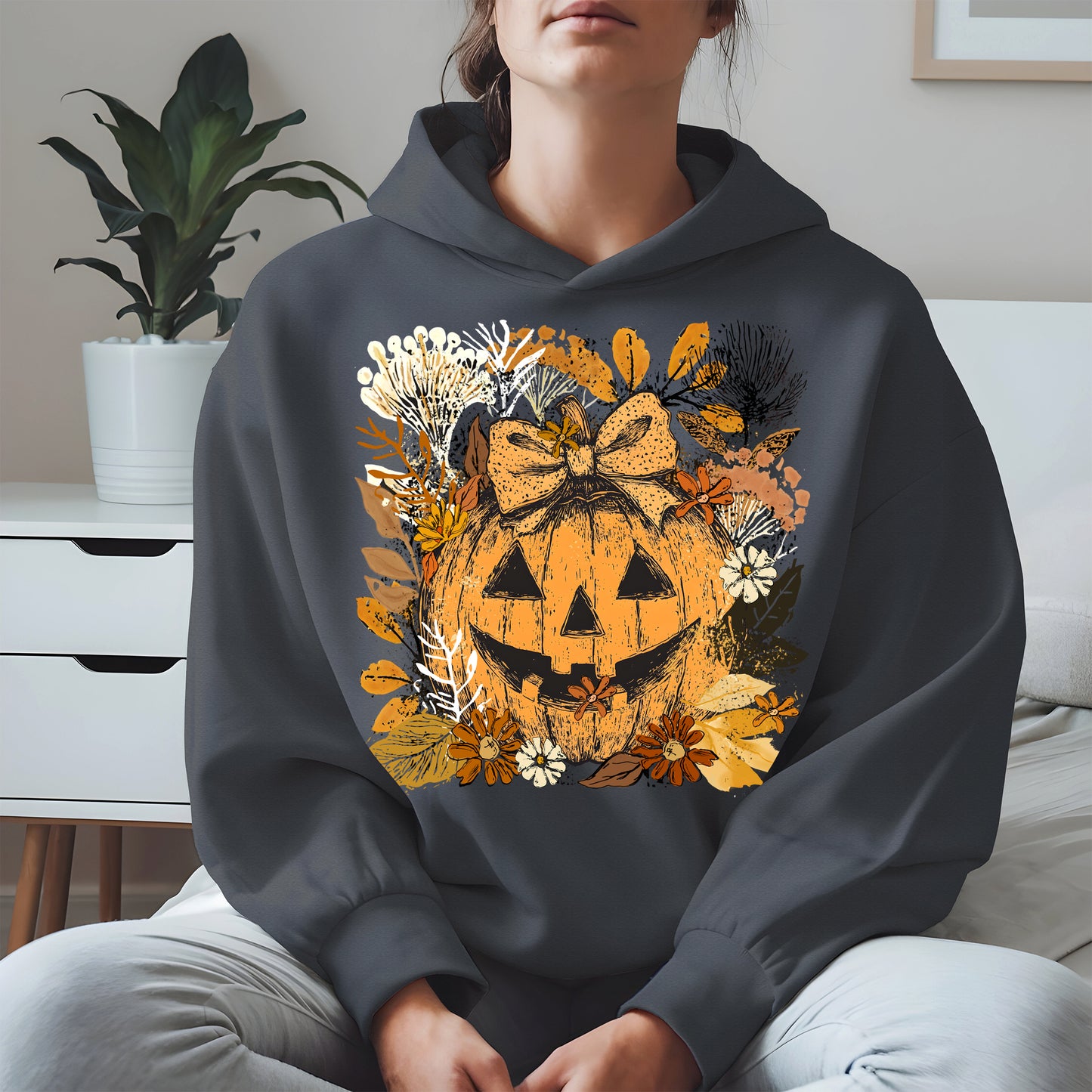 Halloween Pumpkin Coquette Bow shirt