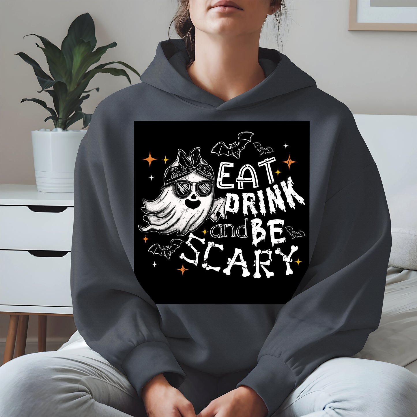 Eat Drink and Be Scary halloween shirt