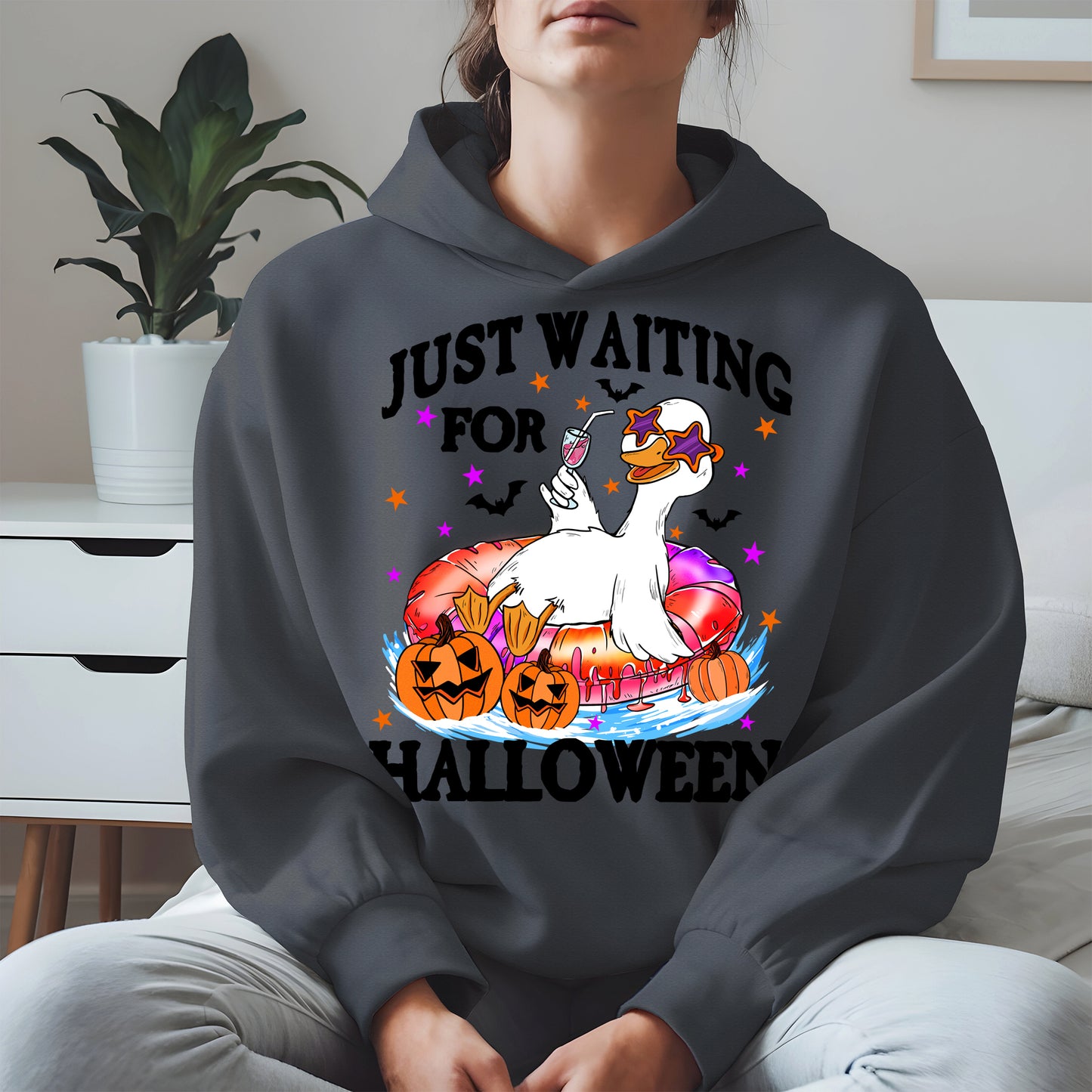 Just waiting for Halloween halloween shirt