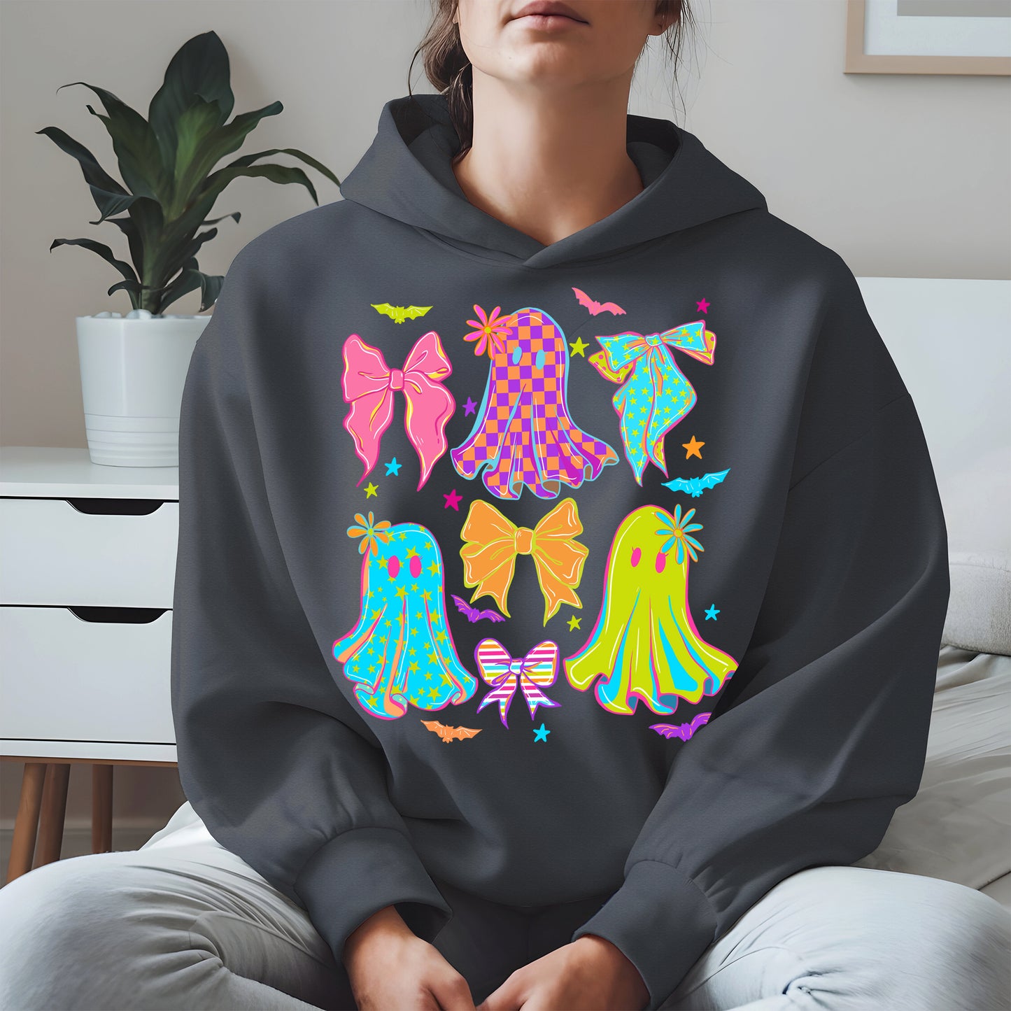 Neon Ghost Coquette halloween shirt
