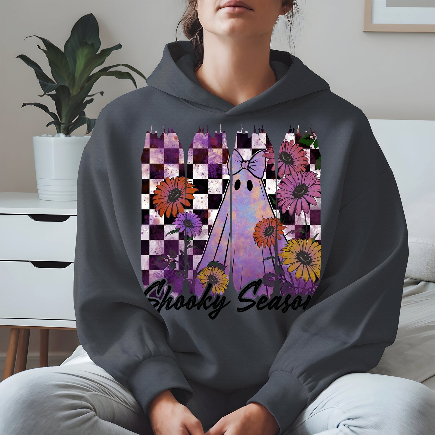 Floral Ghost Halloween shirt