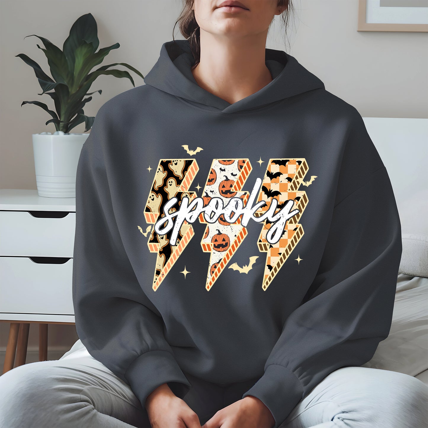 Spooky Lightning Bolt Halloween shirt
