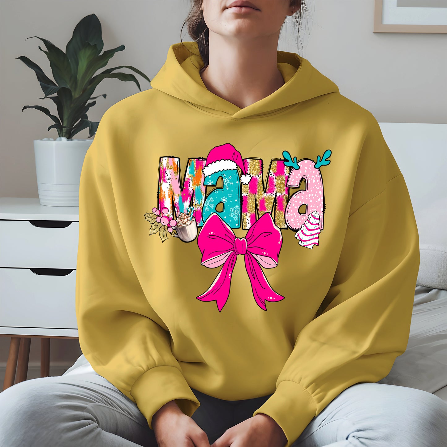 Merry Christmas Mama Shirt Cute Holiday Gift