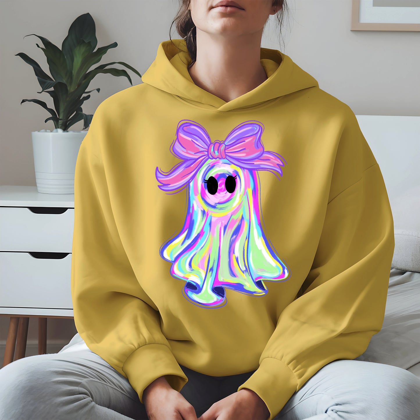 Pastel Ghost Shirt Hoodie Sweatshirt for Halloween Vibes