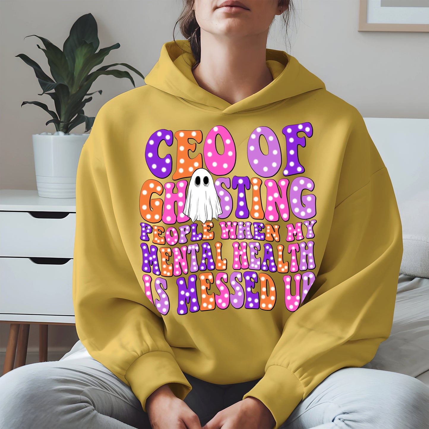 CEO of Ghosting Mental Health Shirt - Funny Ghost Tee