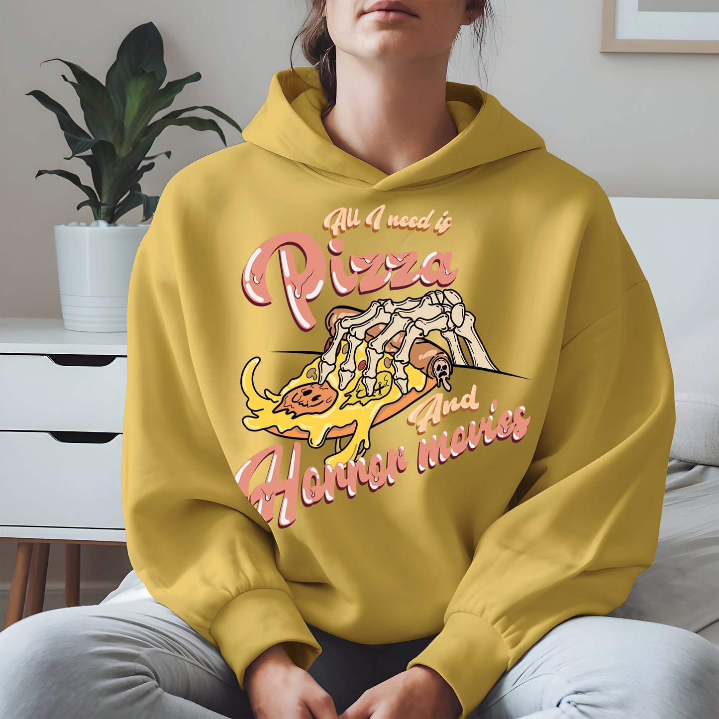 All I Need Is Pizza And Horror Movies Shirt