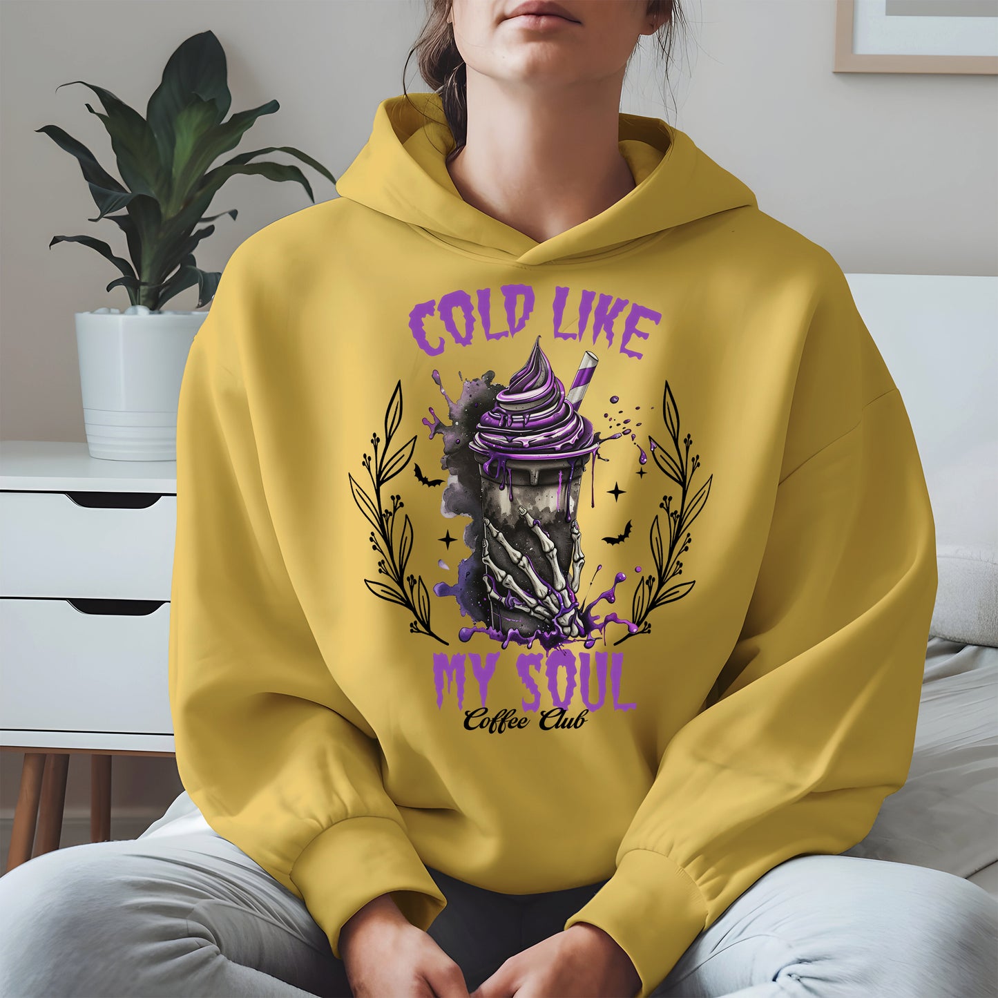 Cold Like My Soul Skeleton Drink Halloween Shirt
