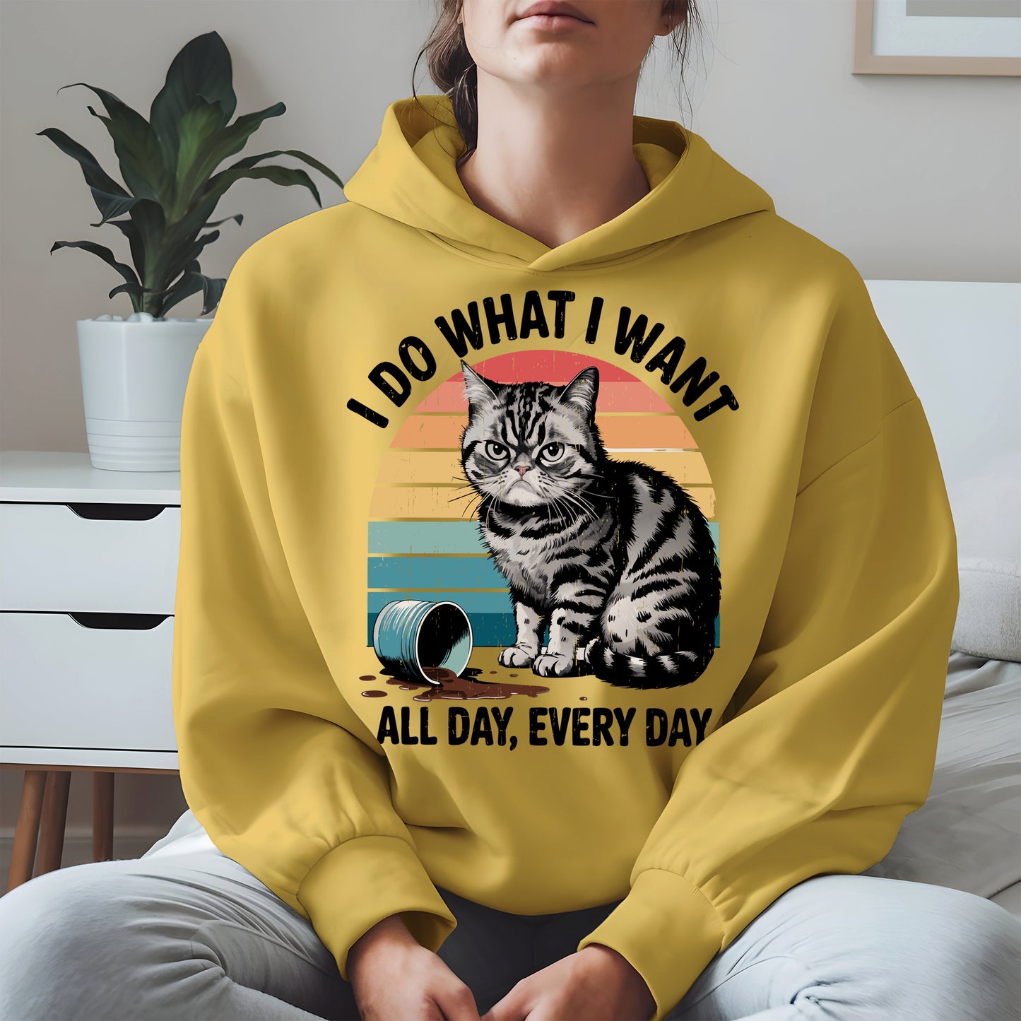 I Do What I Want Angry Cat Shirt Hoodie Sweatshirt