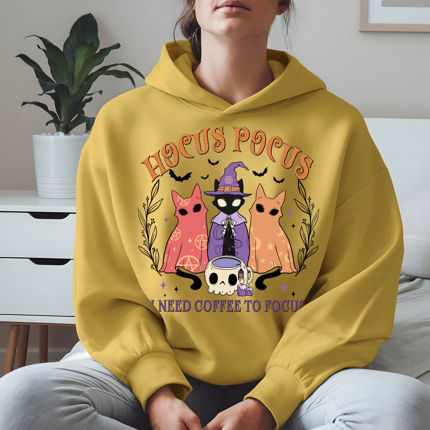 Hocus Pocus Coffee Cat Shirt