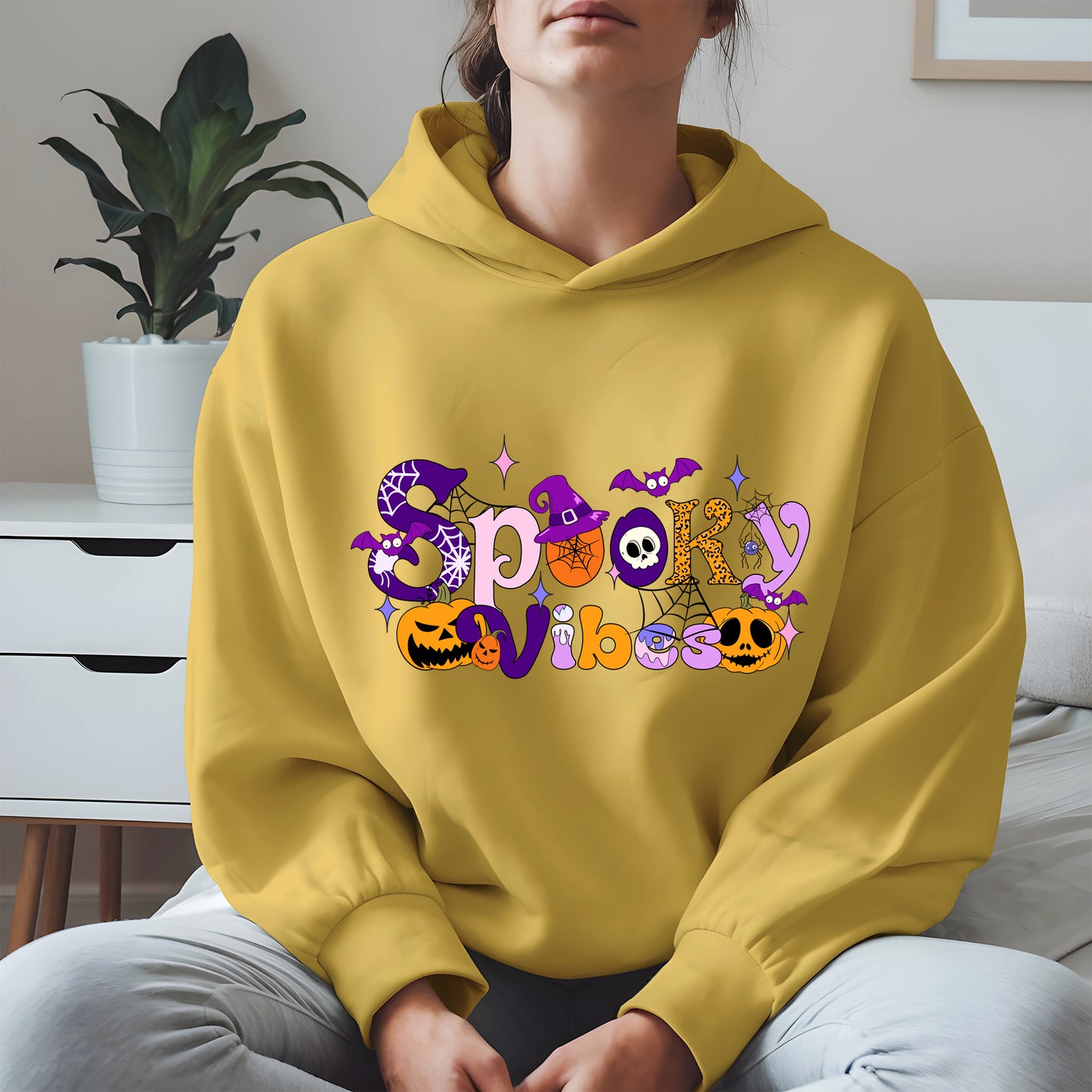 Spooky Vibes Halloween Sweatshirt