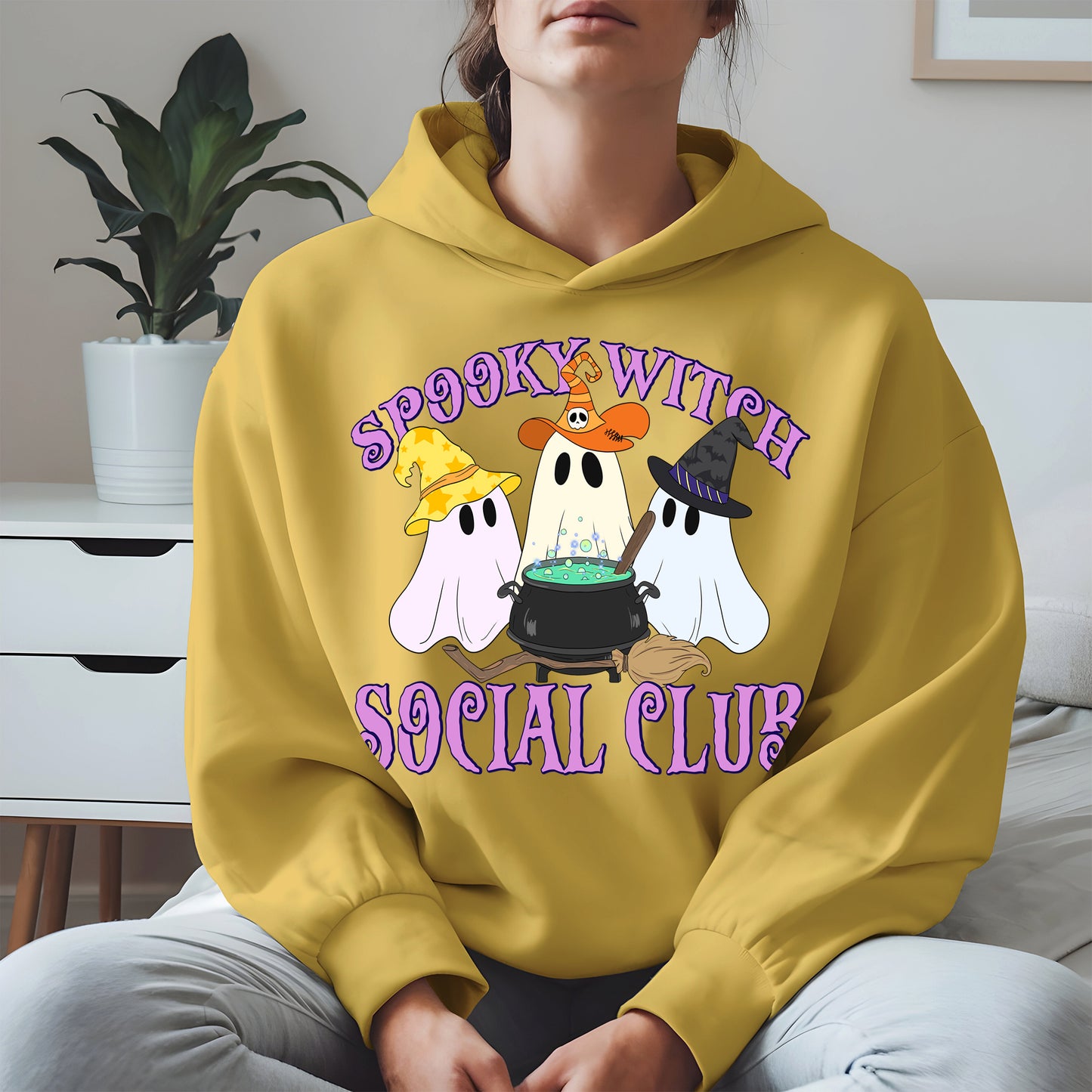 Spooky Witch Social Club Halloween Shirt