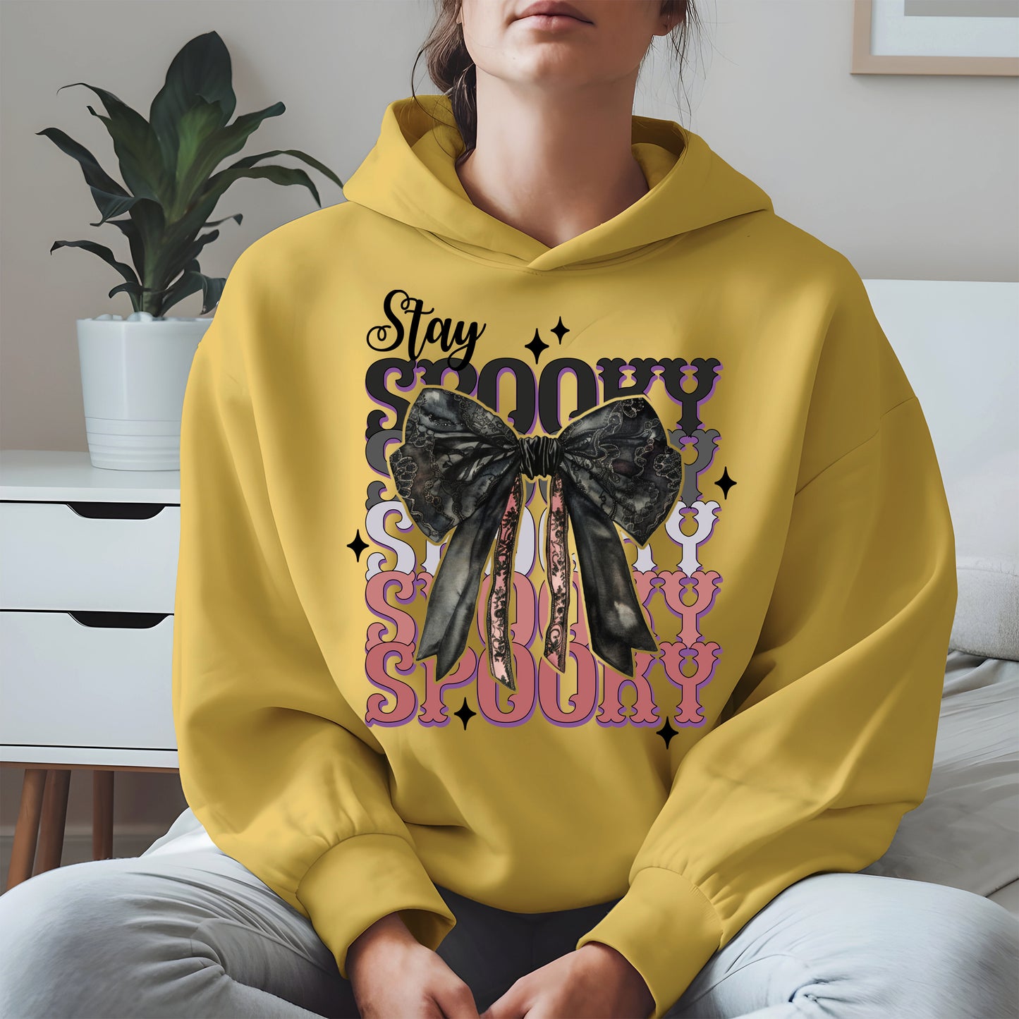 Gothic Spooky Bow Halloween Shirt