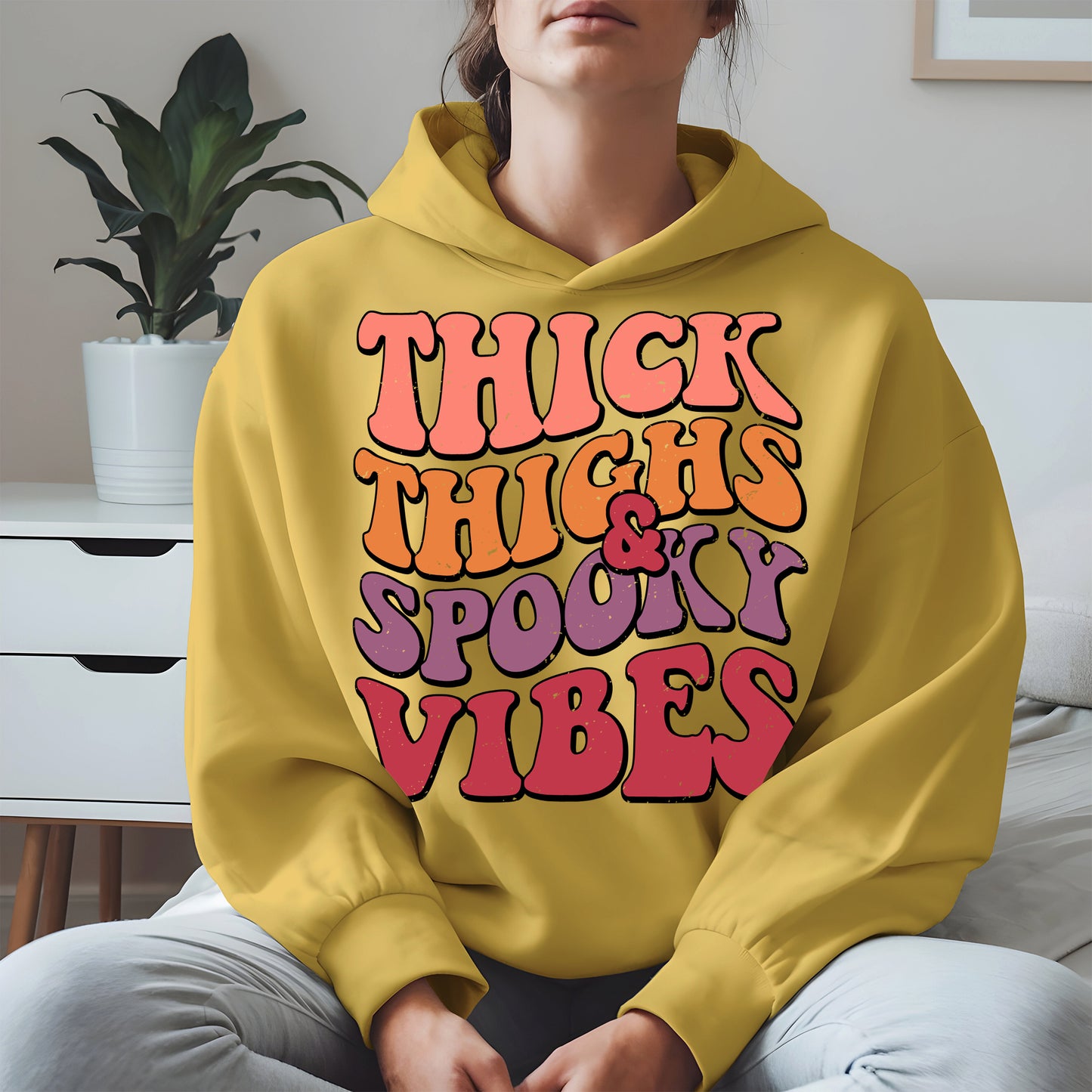 Thick Thighs and Spooky Vibes Shirt