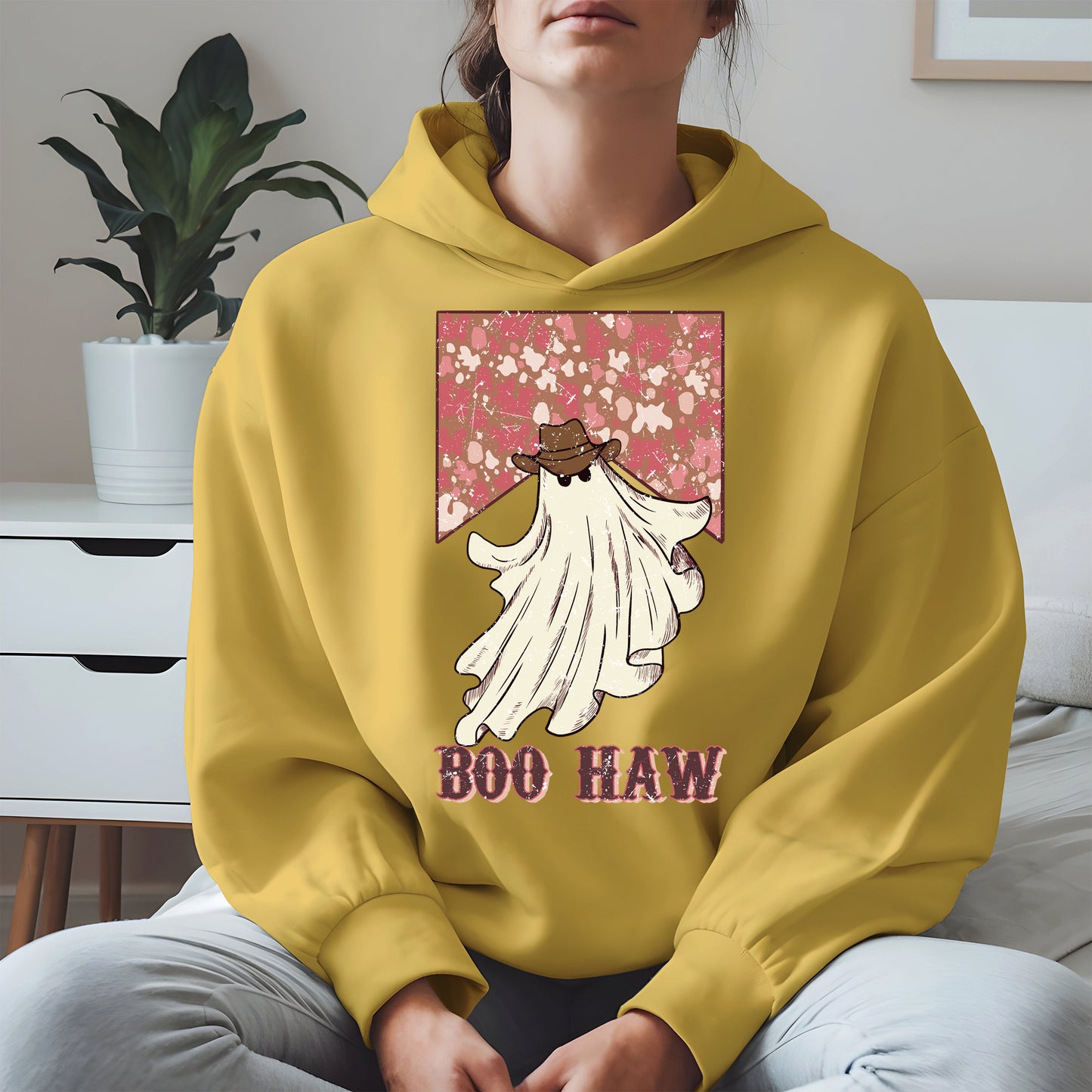 Boo Haw Western Ghost Cowgirl Tee