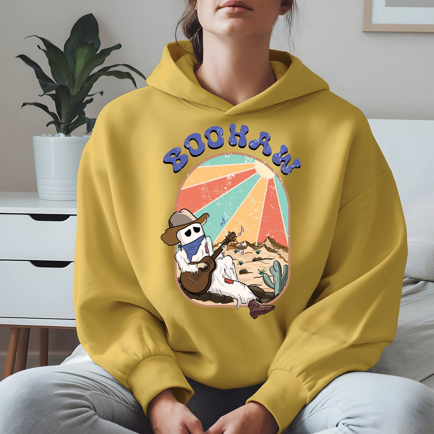 Boohaw Singing Ghost Western Tee