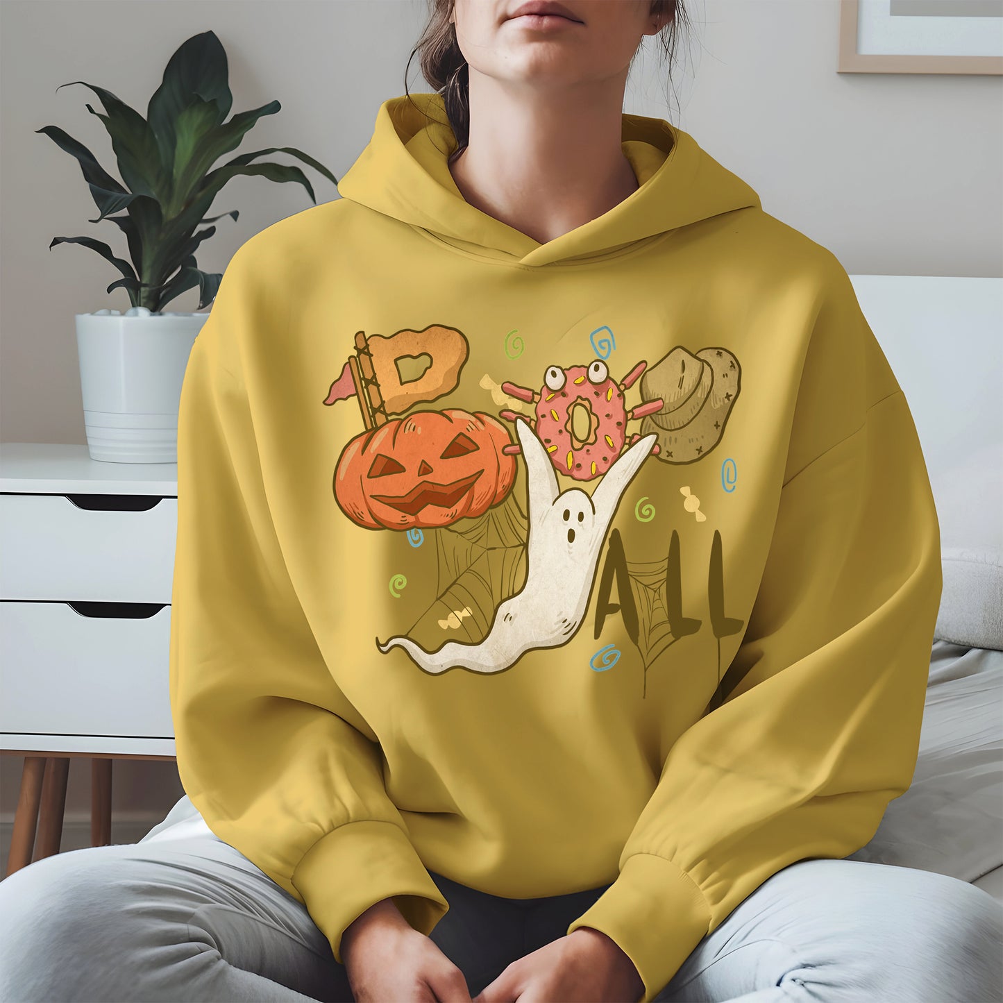 Boo Yall Cute Halloween Fall Tee