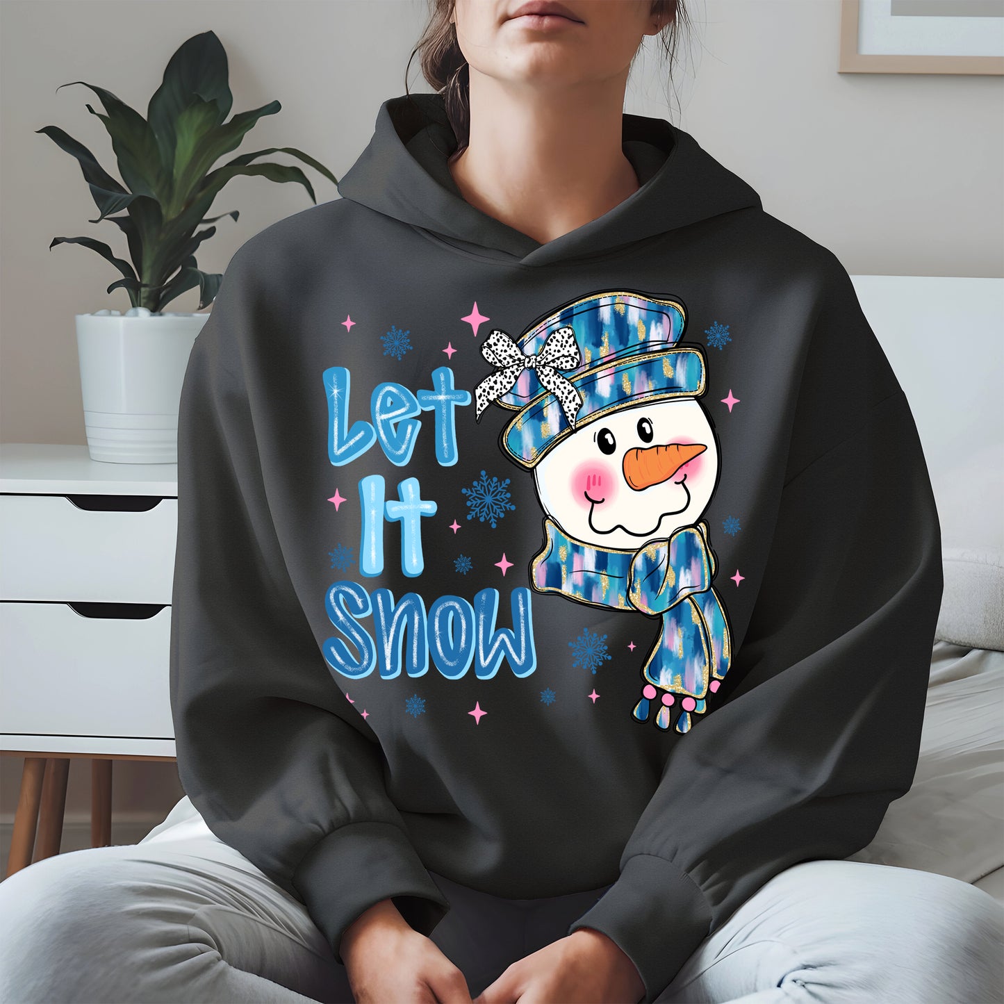 Cute Snowman Face Christmas Shirt