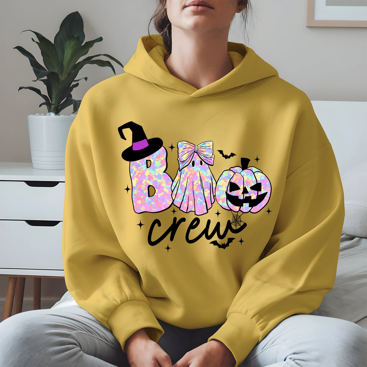Boo Crew halloween shirt and hoodie