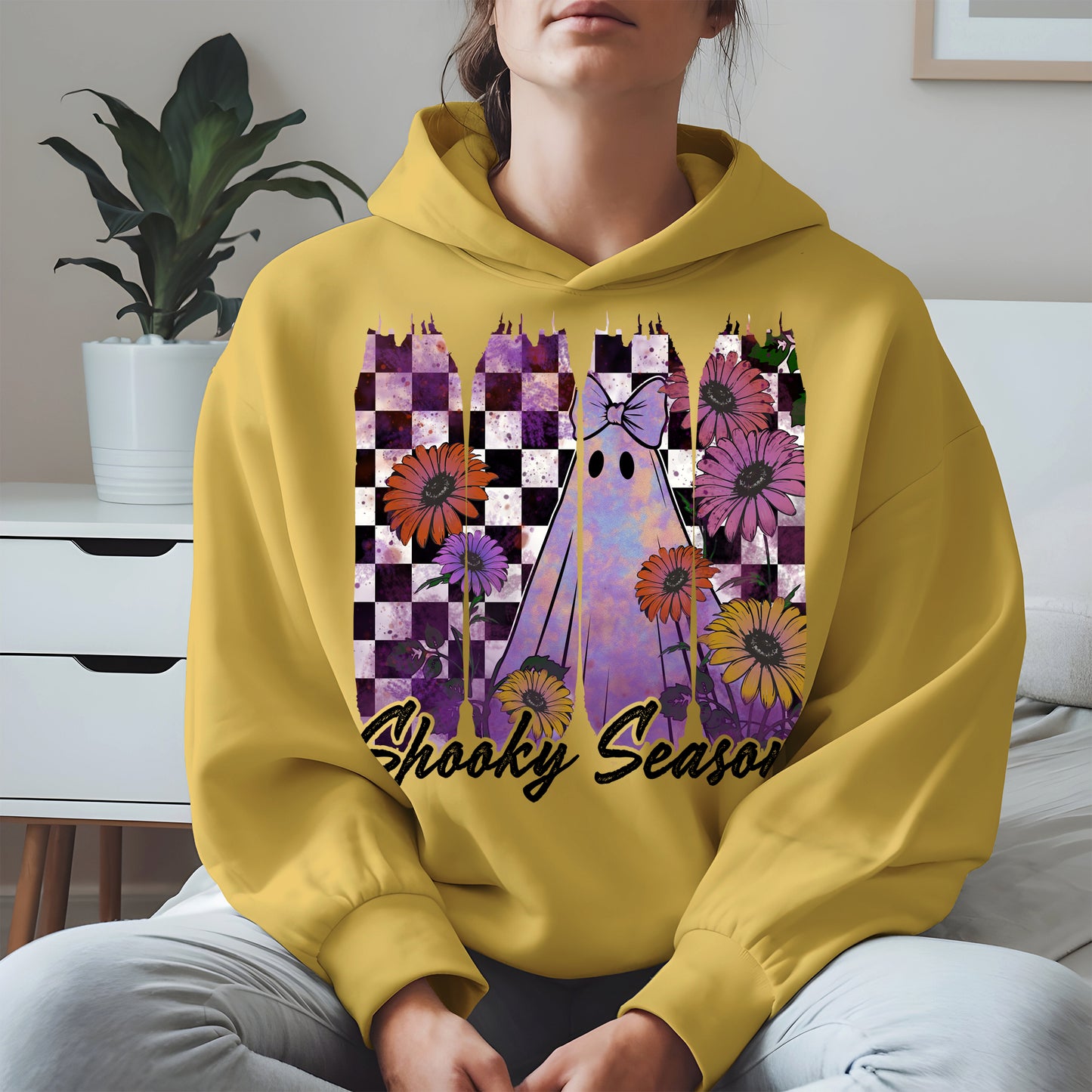 Floral Ghost Halloween shirt