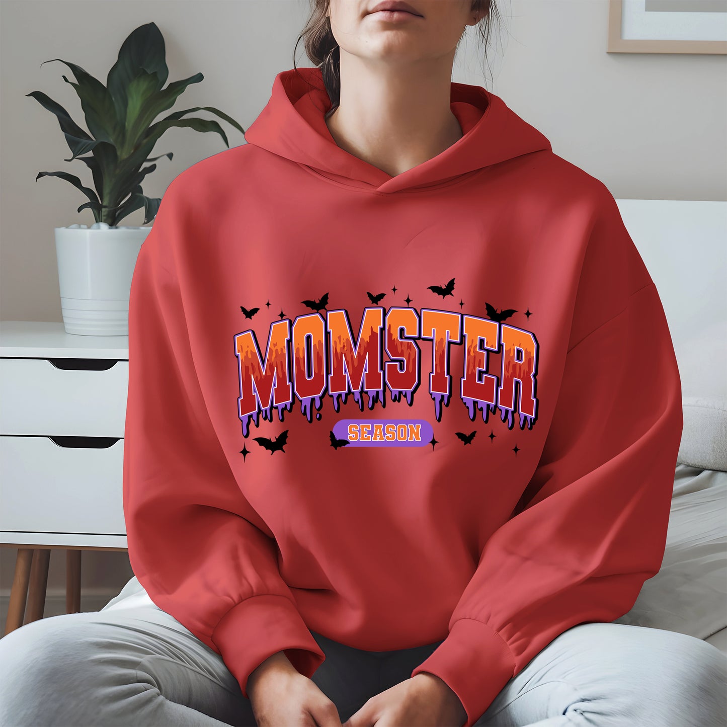 Momster Season Shirt Hoodie Sweatshirt for Halloween Moms