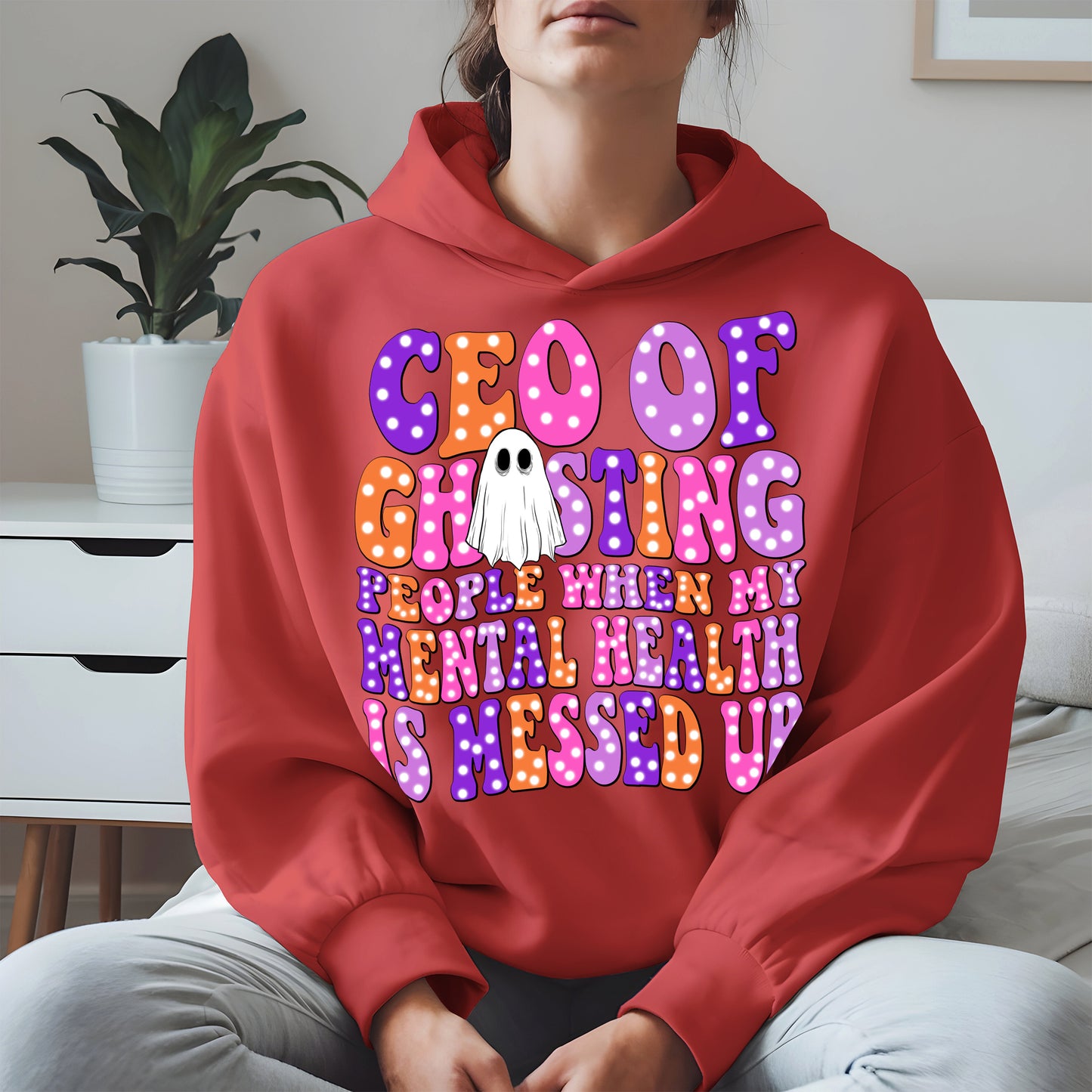 CEO of Ghosting Mental Health Shirt - Funny Ghost Tee