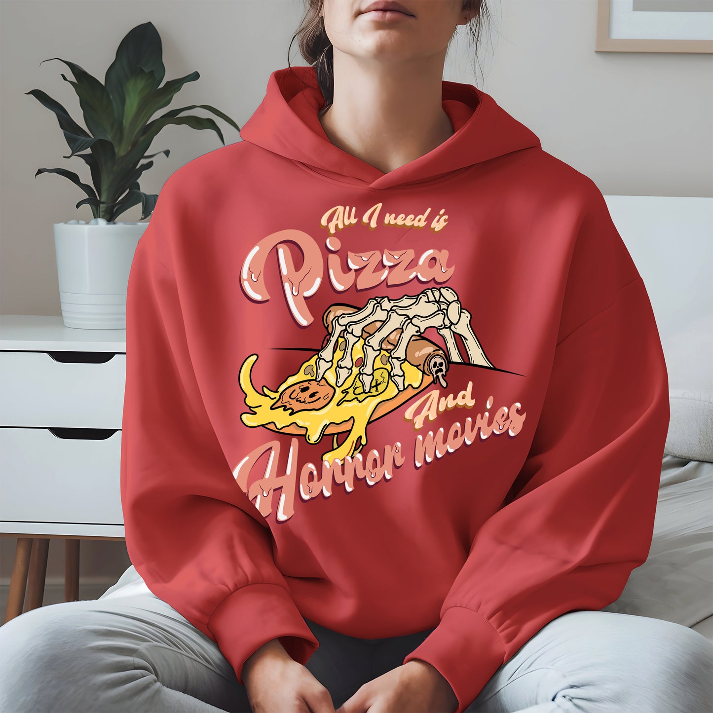 All I Need Is Pizza And Horror Movies Shirt
