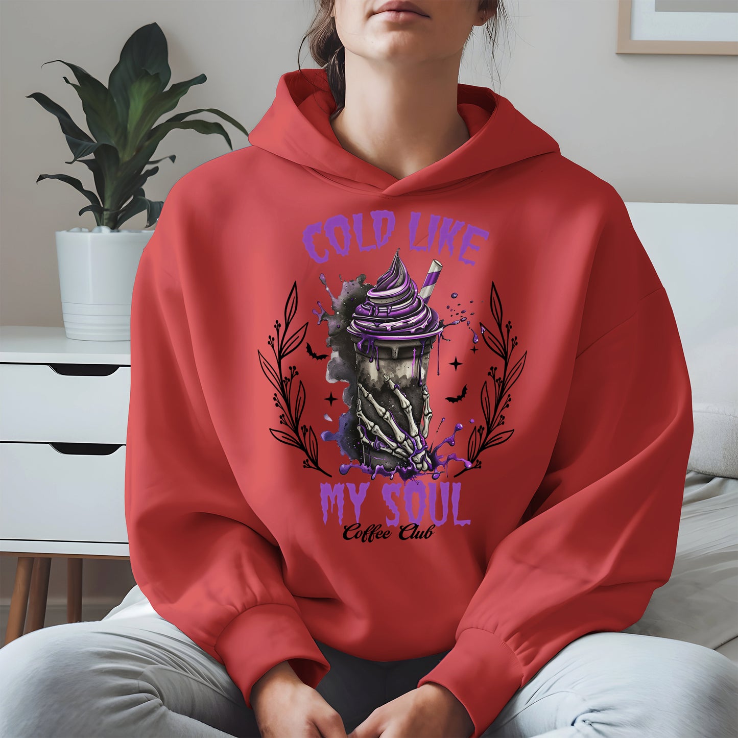 Cold Like My Soul Skeleton Drink Halloween Shirt