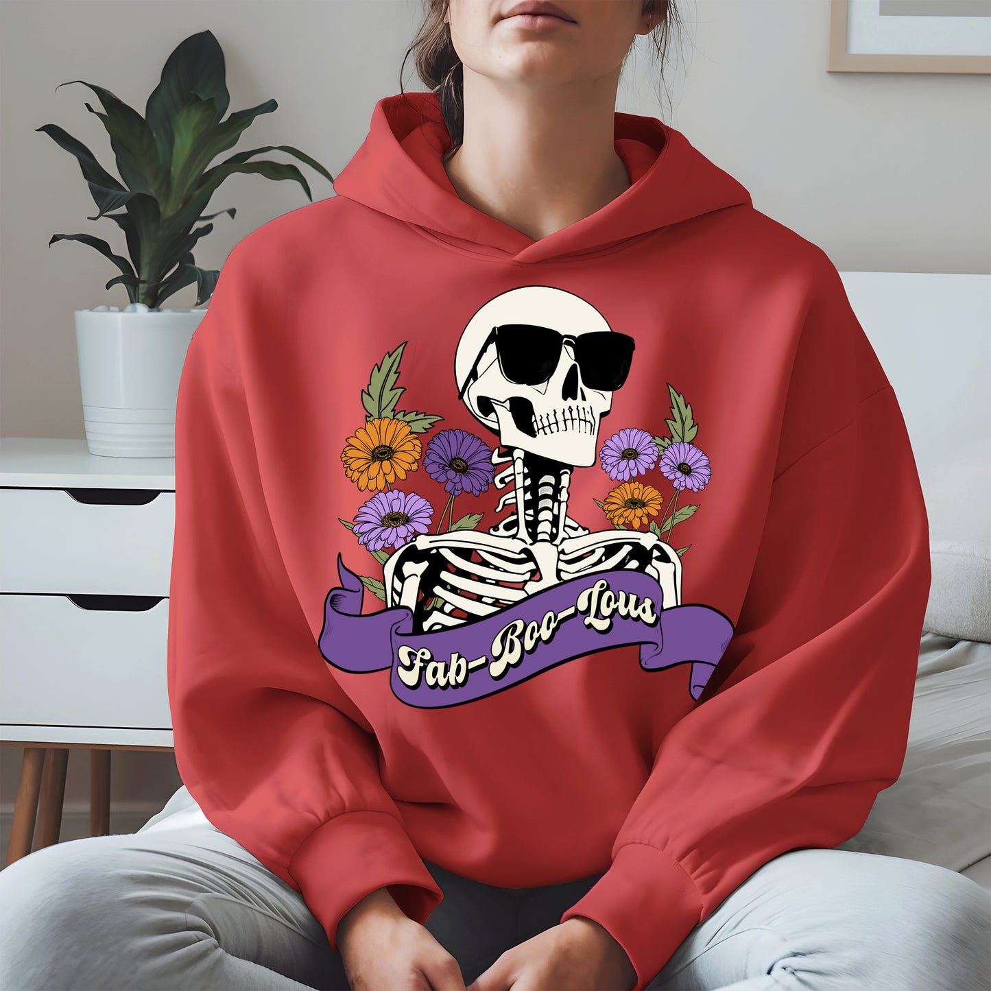 Fab-Boo-Lous Skeleton Halloween Shirt
