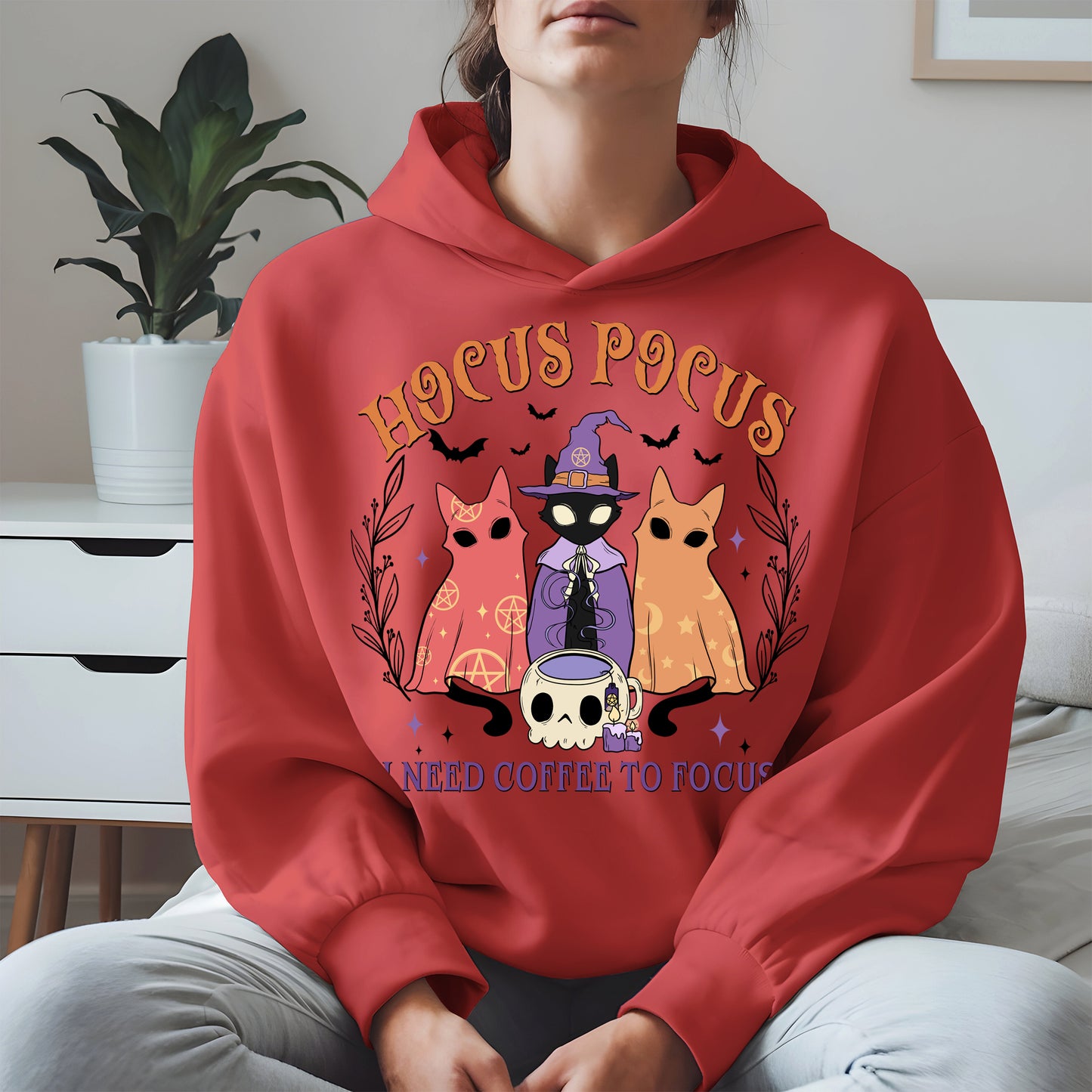 Hocus Pocus Coffee Cat Shirt