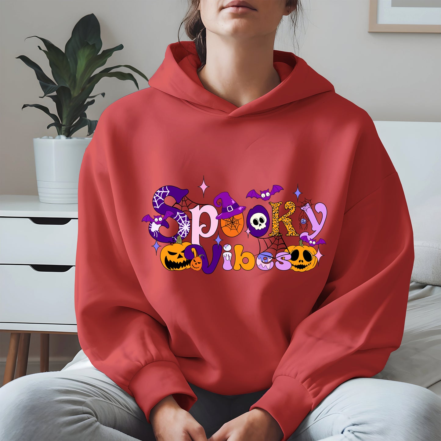 Spooky Vibes Halloween Sweatshirt