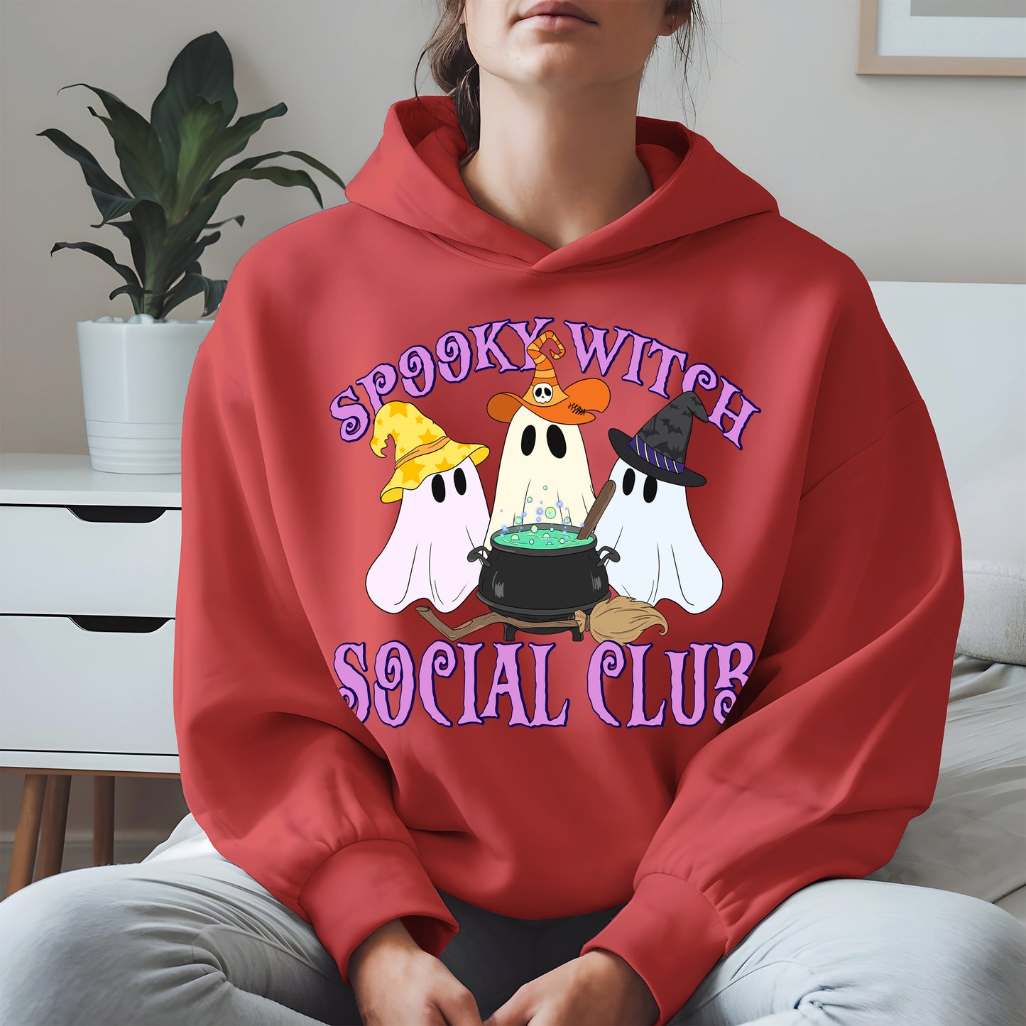 Spooky Witch Social Club Halloween Shirt