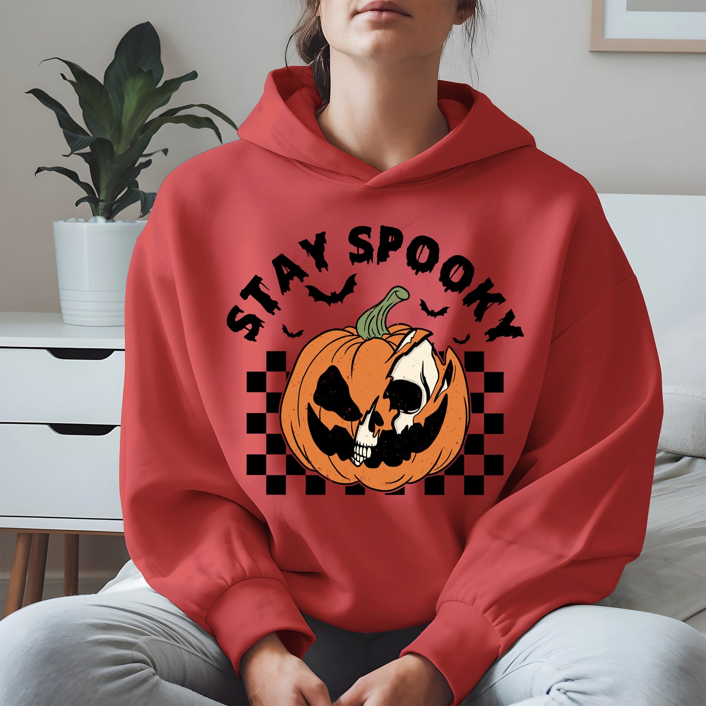 Creepy Skull Pumpkin Halloween Shirt