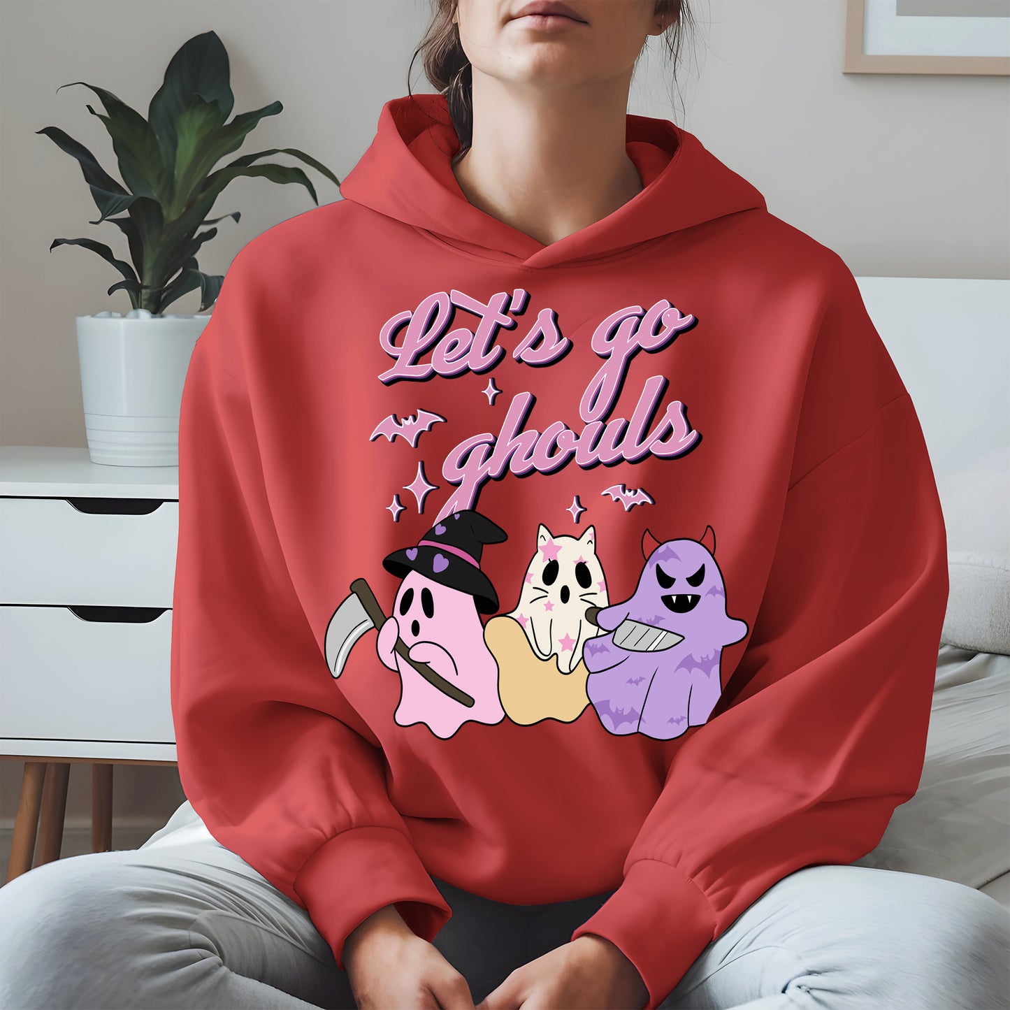 Let’s Go Ghouls Shirt Cute Halloween Ghost