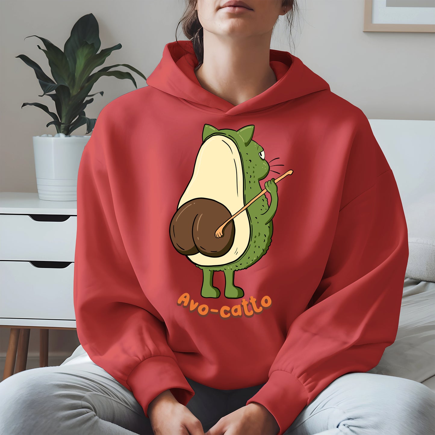 Avo-catto Shirt Hoodie Sweatshirt