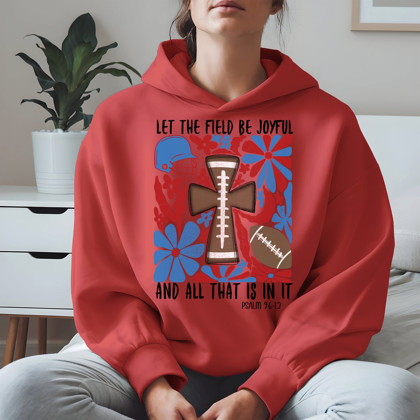 Faith Football Shirt Sport Tee Hoodie Sweatshirt Gift for Fans