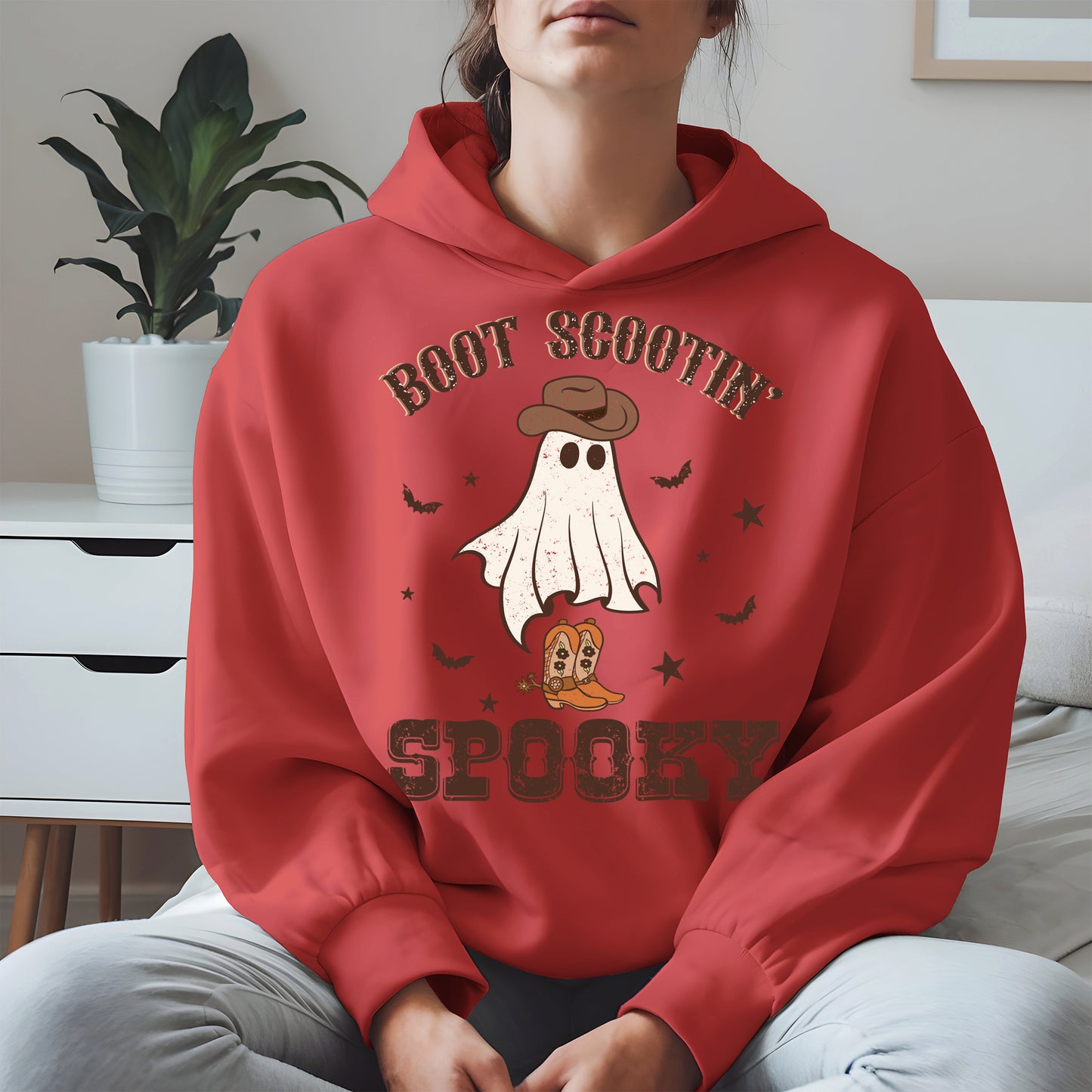 Boot Scootin Spooky Ghost Tee