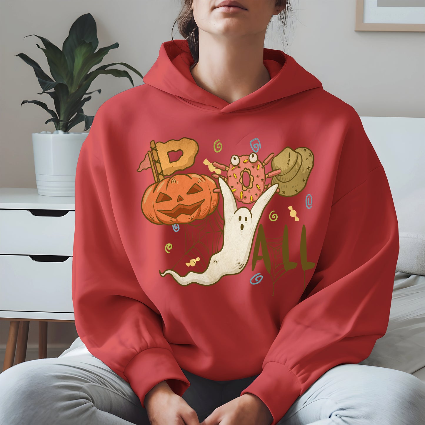 Boo Yall Cute Halloween Fall Tee